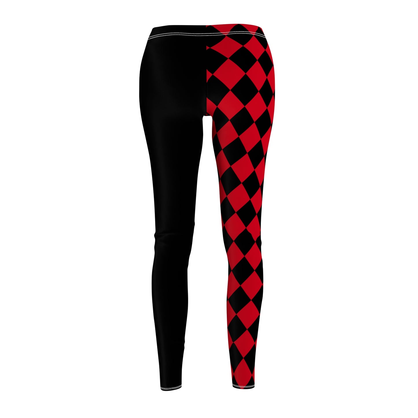 Red and Black Diamonds Leggings