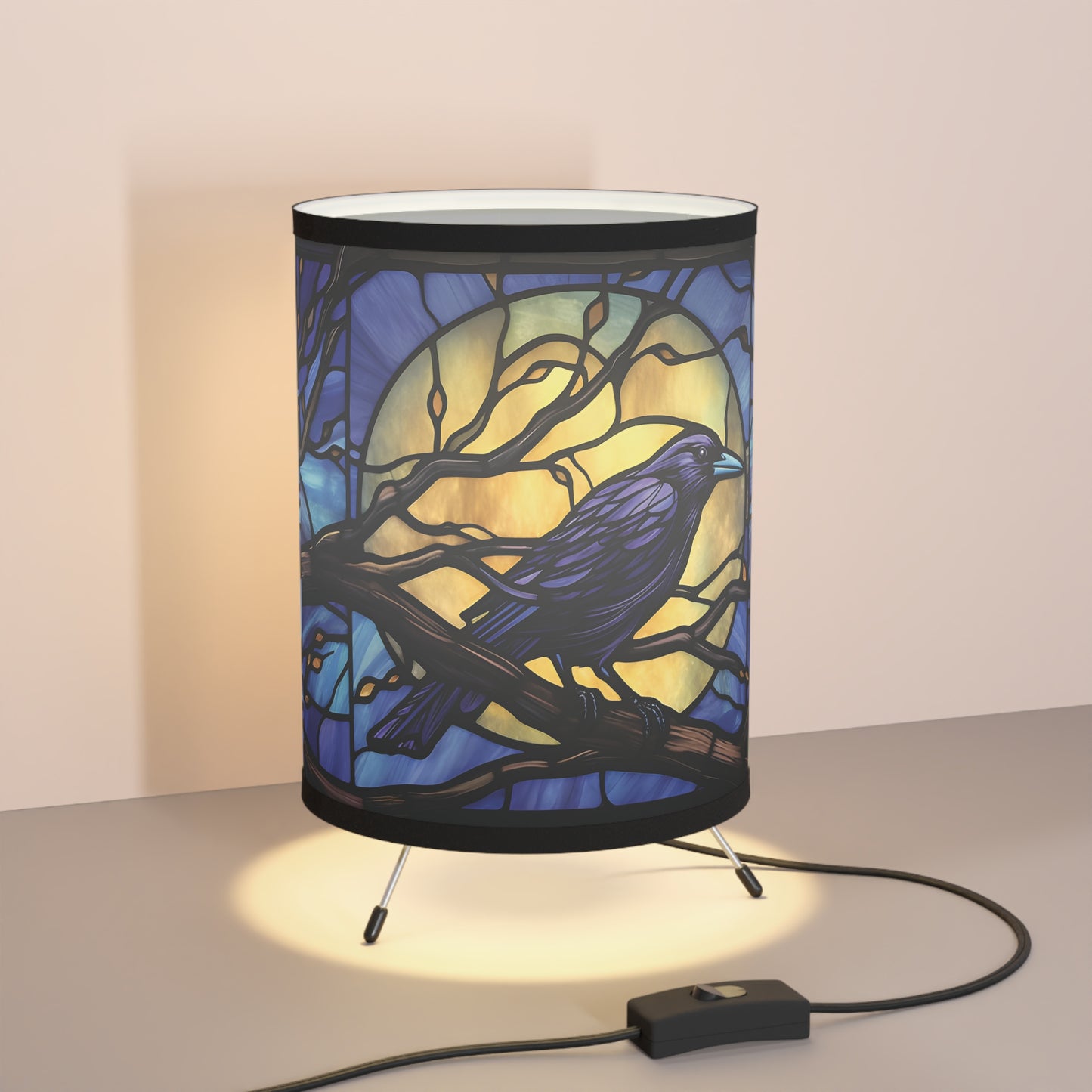 Indigo Moon Raven Table Lamp