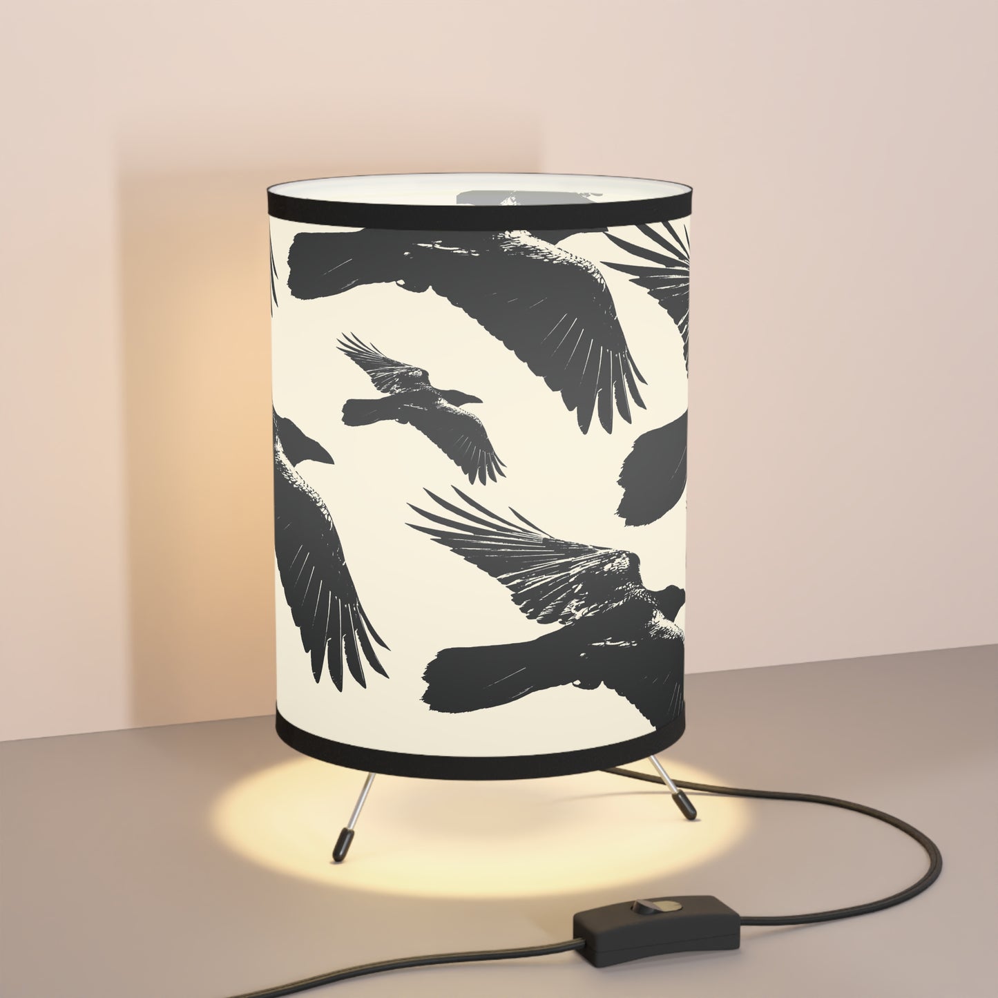 Flying Ravens Table Lamp