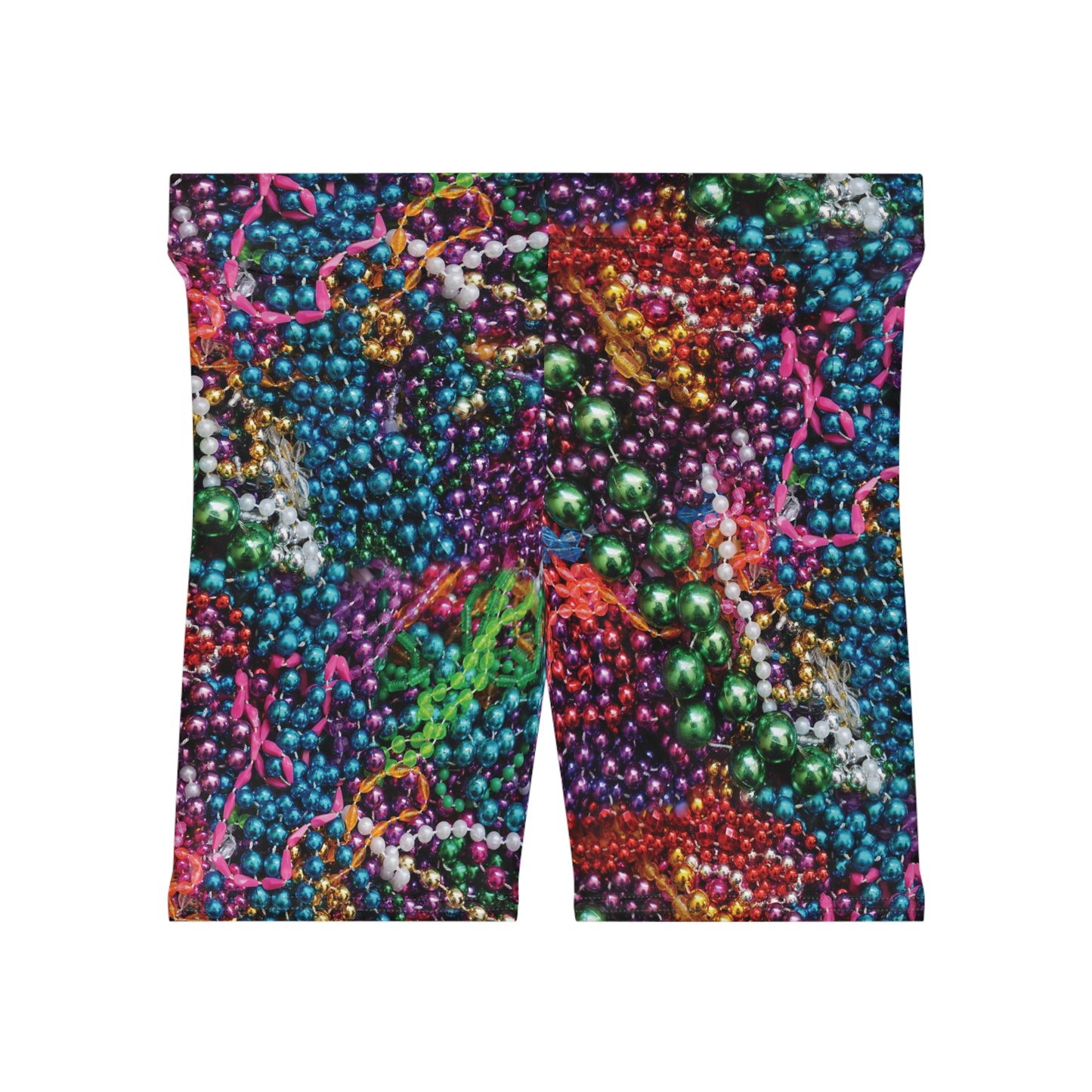 Mardi Gras Beads Women's Bike Shorts