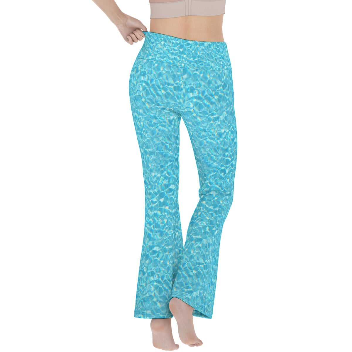 Pool Party Yoga Pants Flare Leggings