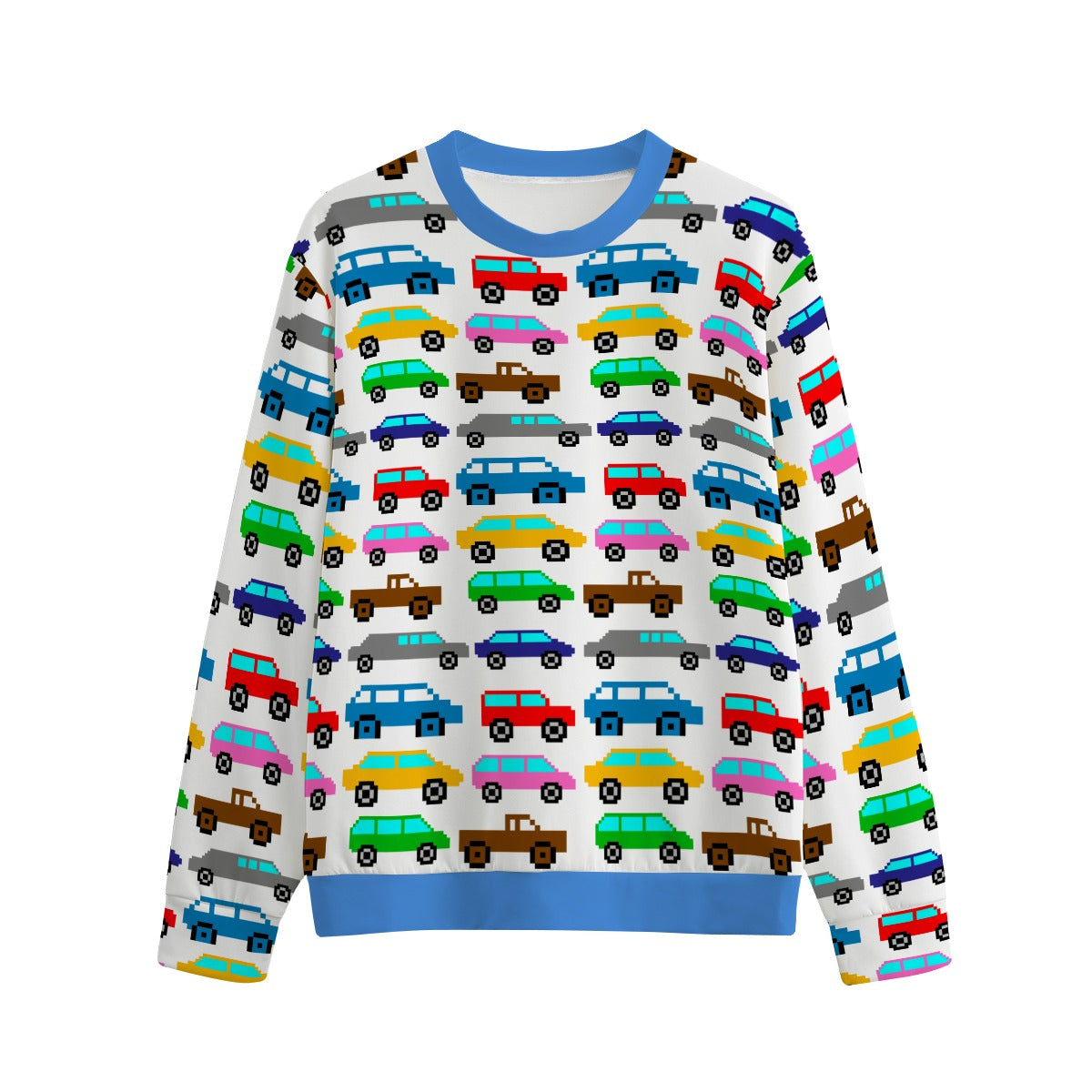 Happy Pixel Cars Sweatshirt