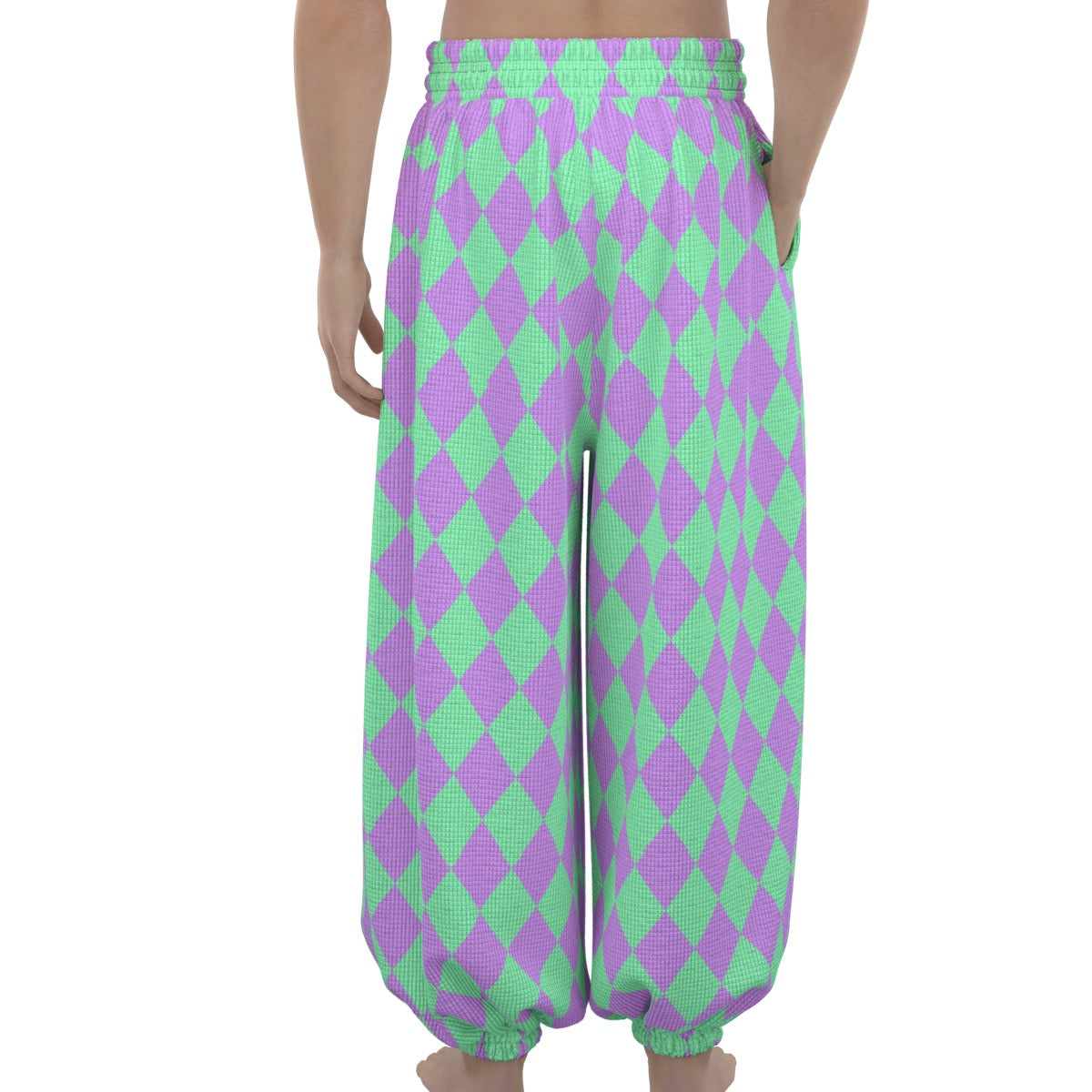 Minty Lavender Jester Clown Pants