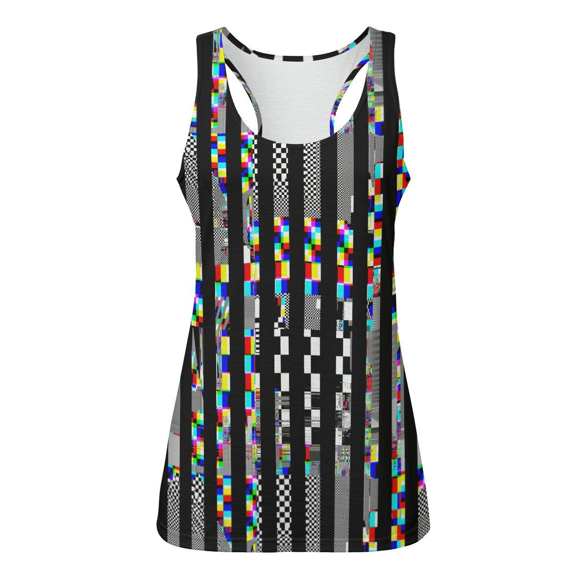 Glitch Stripe Tank Top