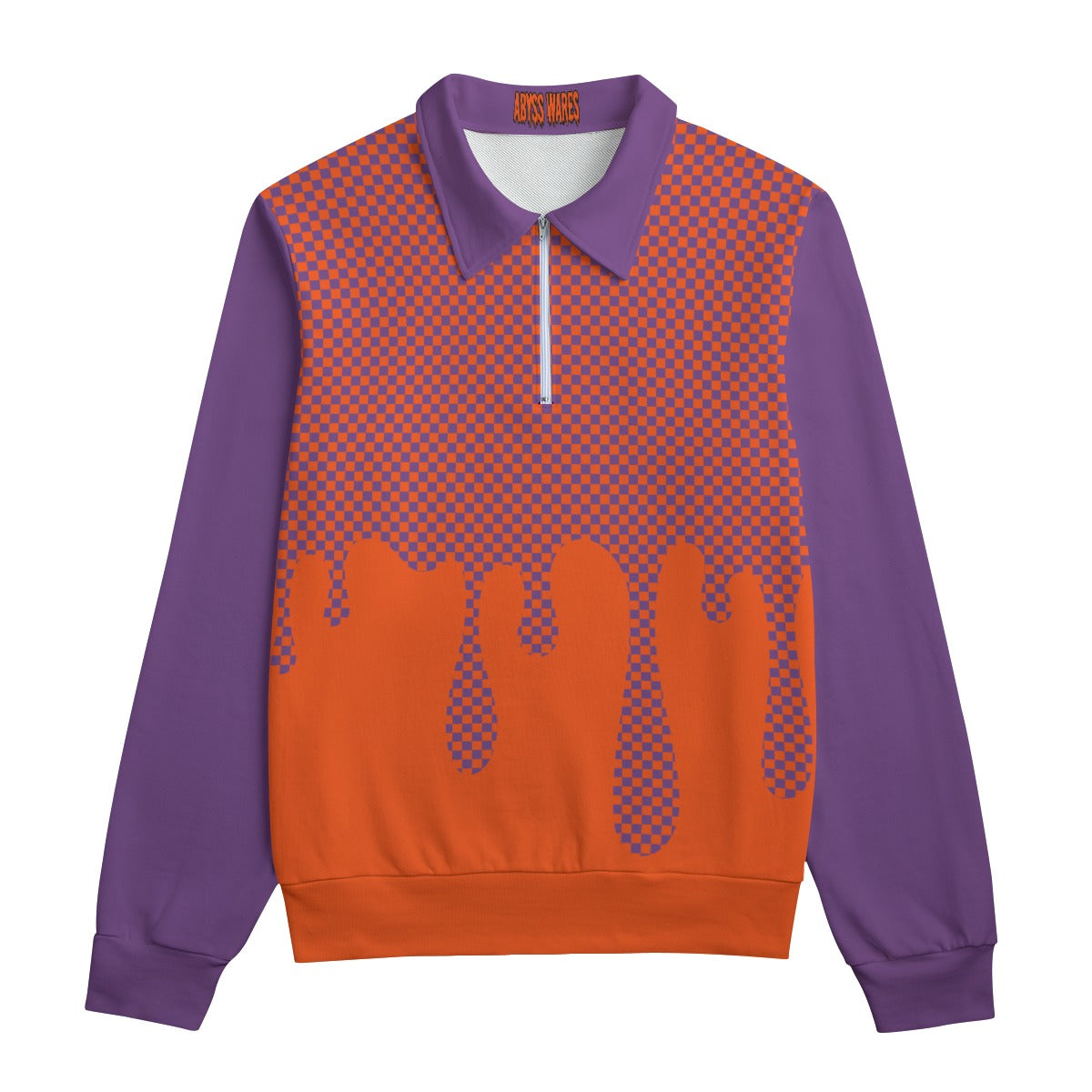 Weird Drippy Checker Sweater