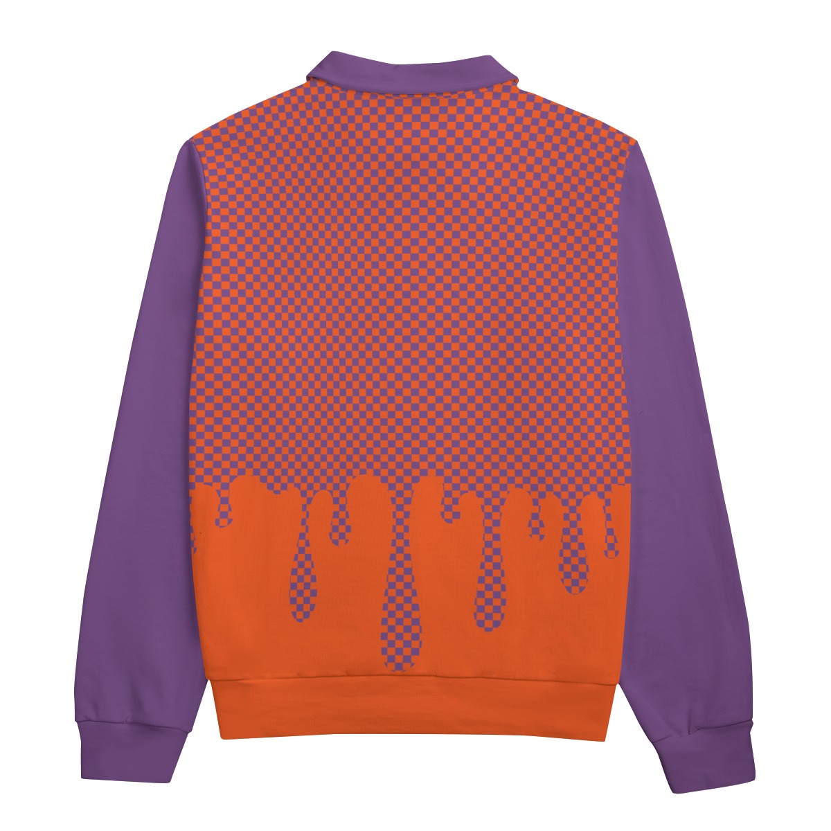 Weird Drippy Checker Sweater