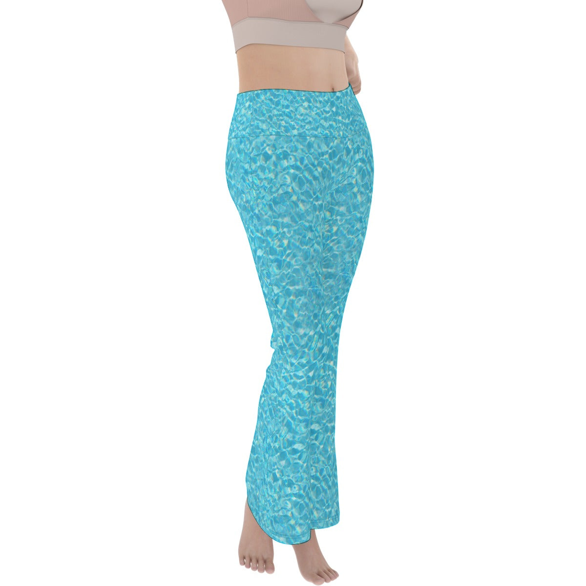 Pool Party Yoga Pants Flare Leggings