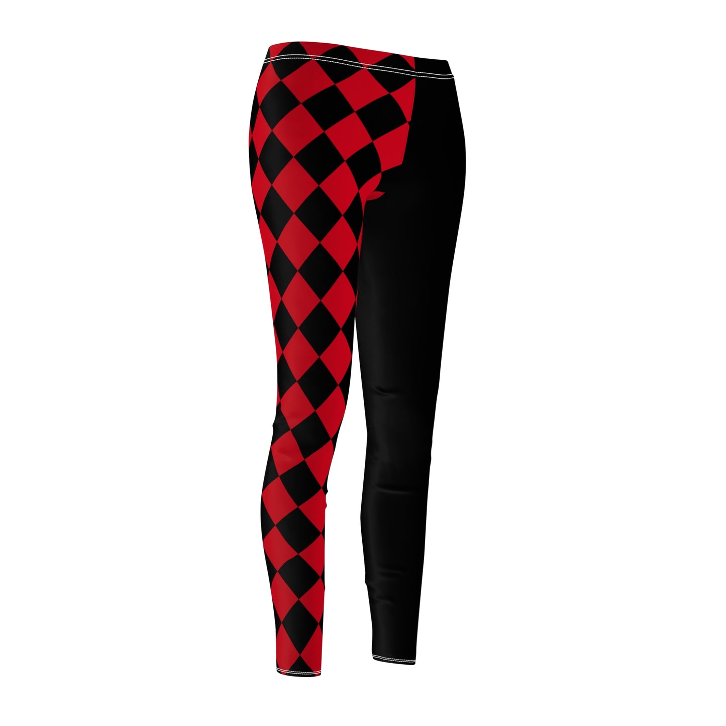 Red and Black Diamonds Leggings