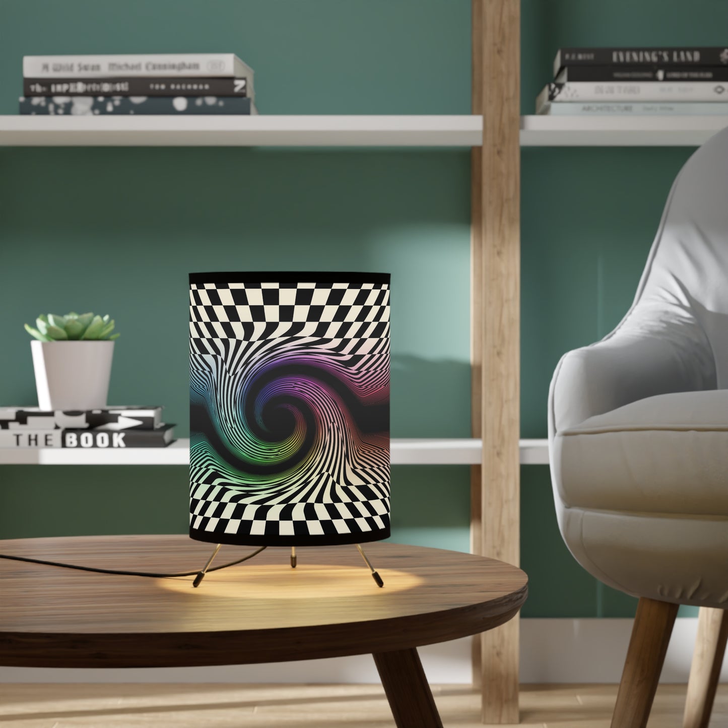 Chromatrip Check Tripod Lamp