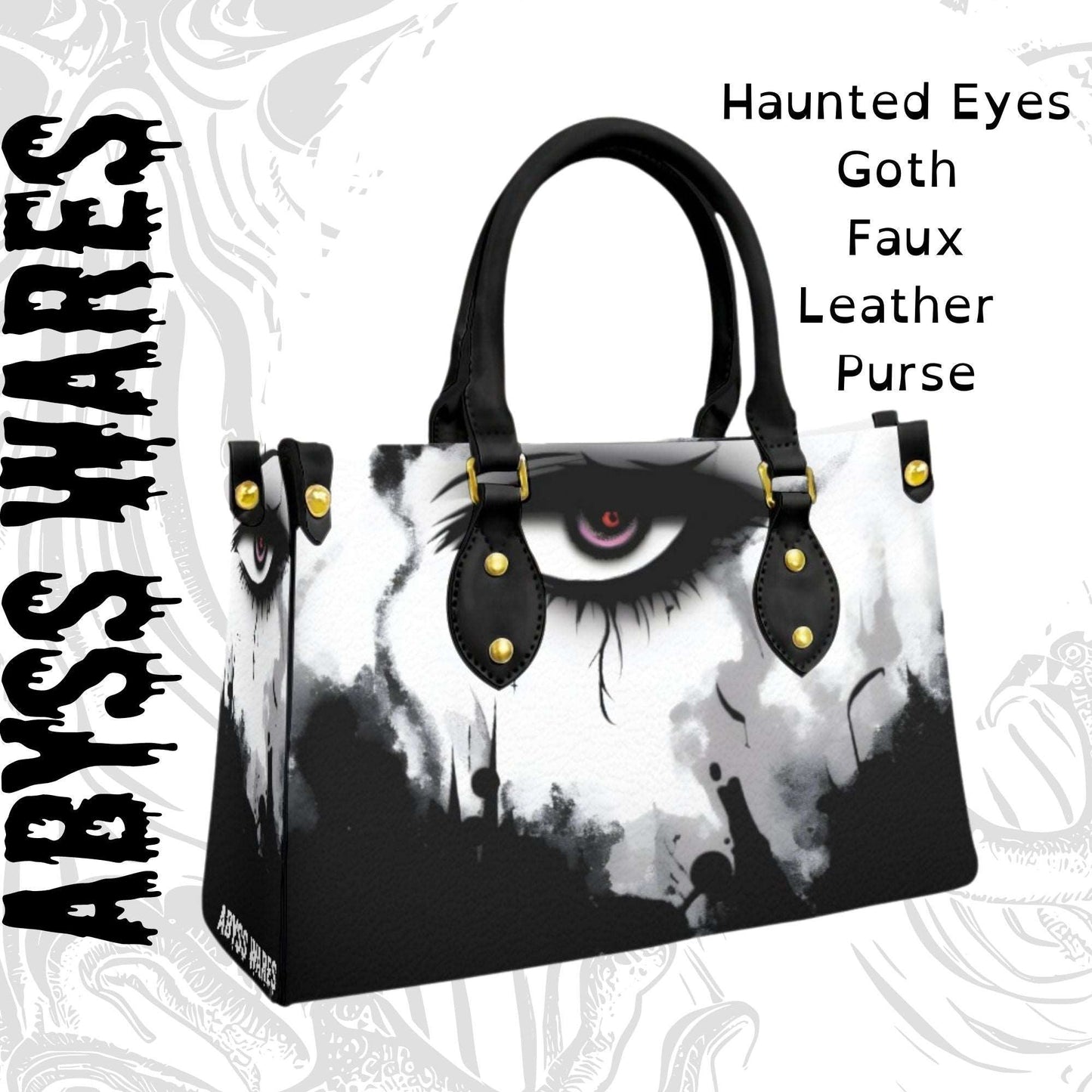Haunted Eyes Goth Handbag