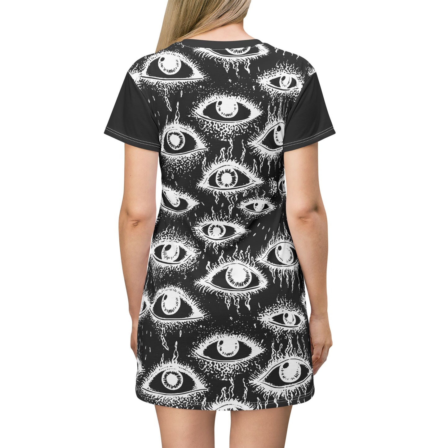 Weirdy Eye Goth T-Dress