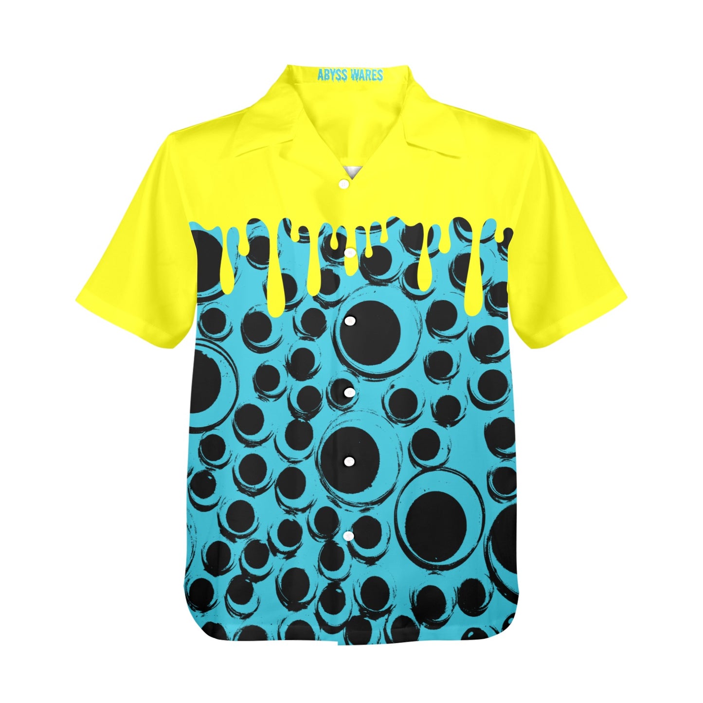 Drippy Zine Eyeball Men's Buttonup