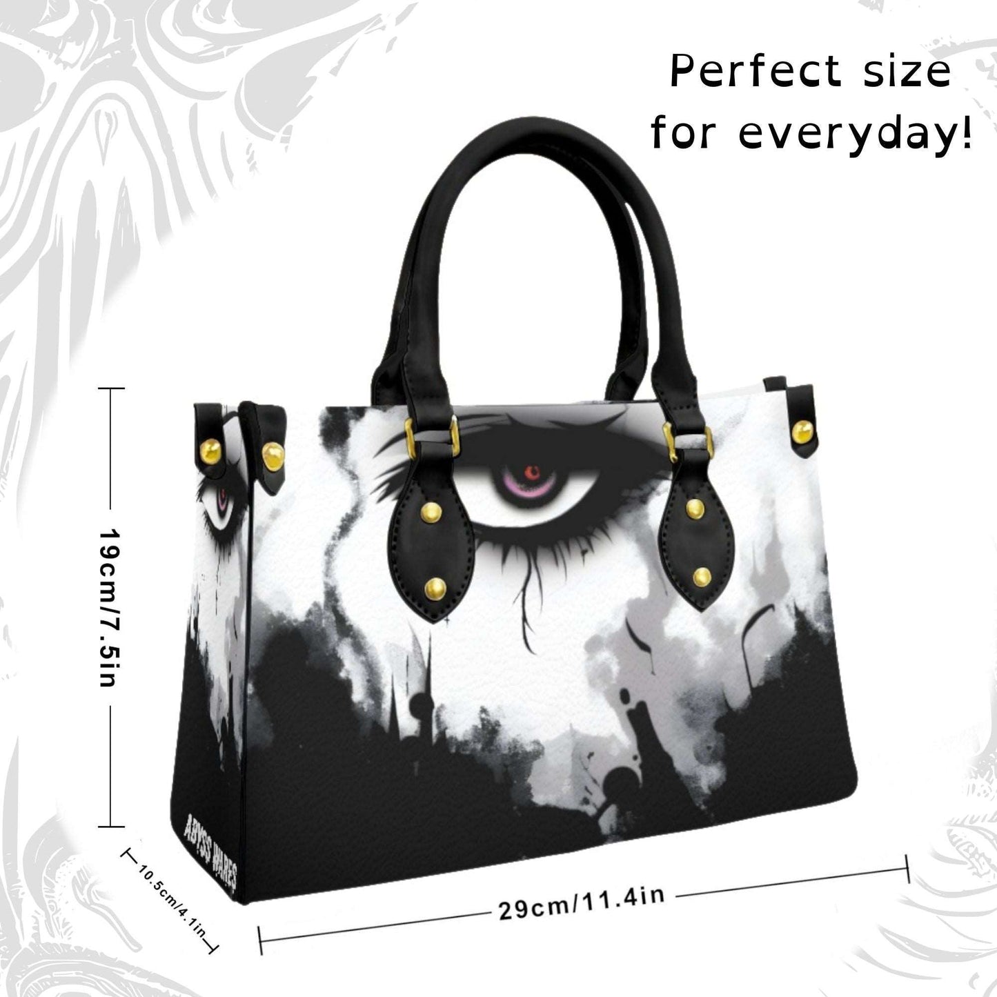 Haunted Eyes Goth Handbag
