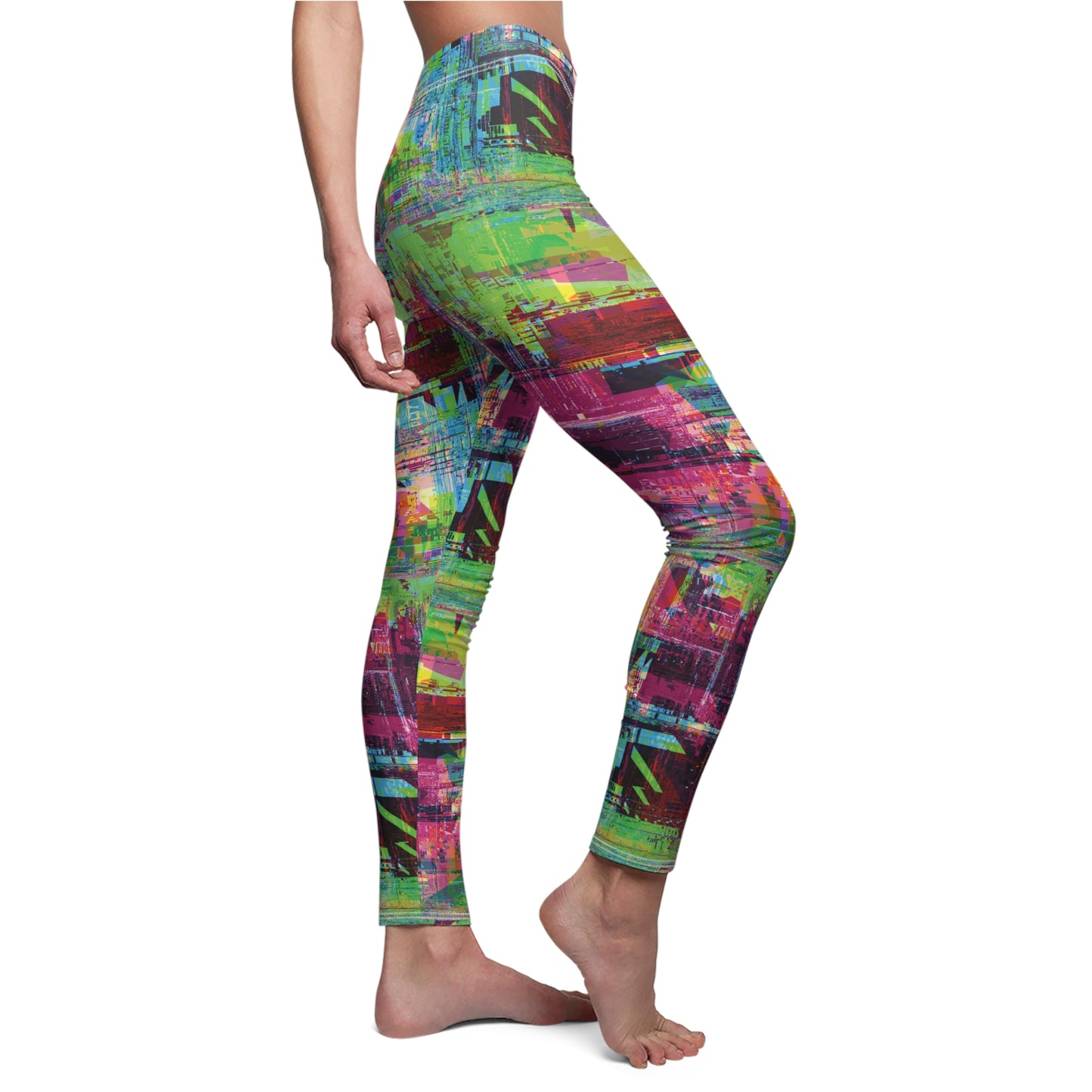 Glitchscape Leggings