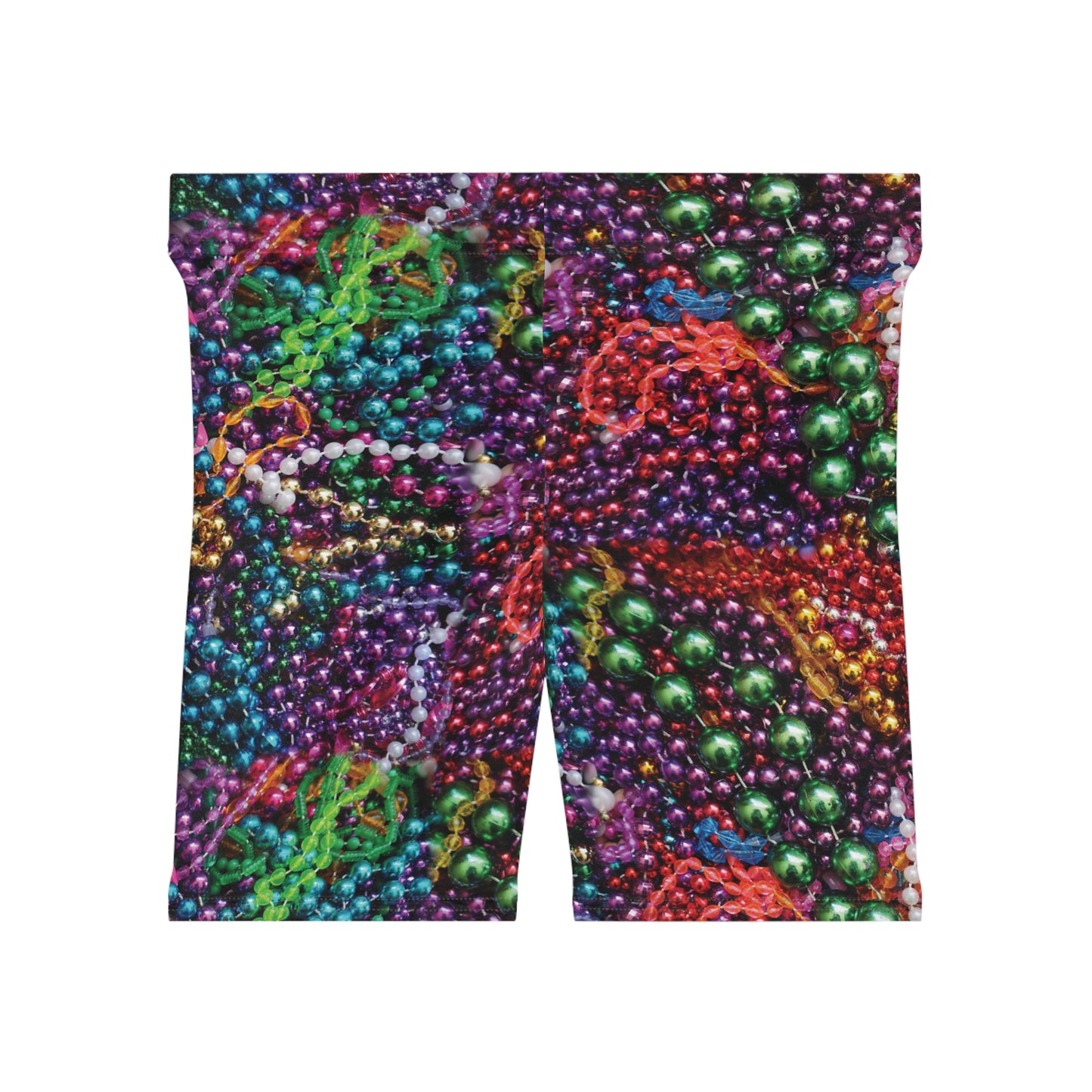 Mardi Gras Beads Women's Bike Shorts