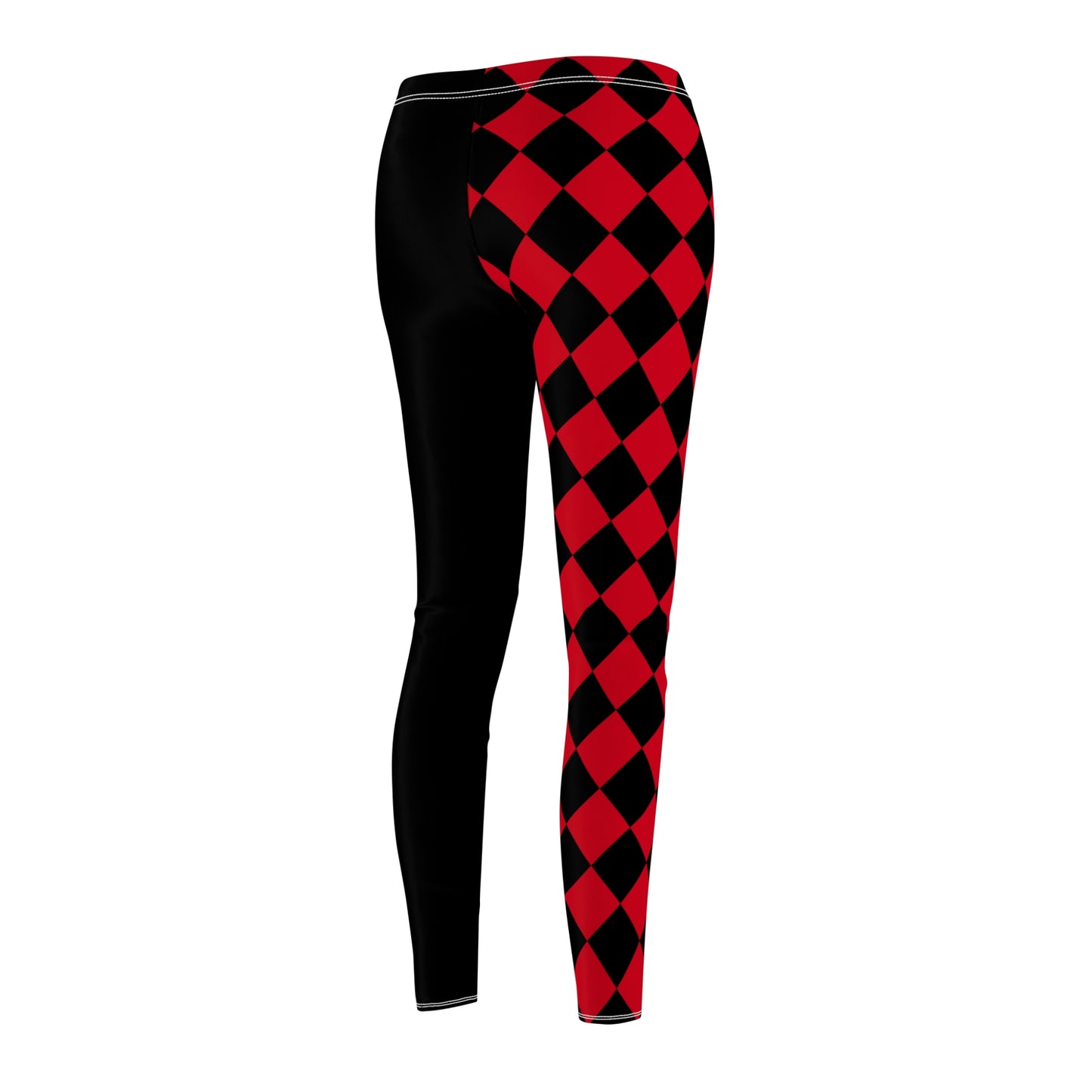 Red and Black Diamonds Leggings