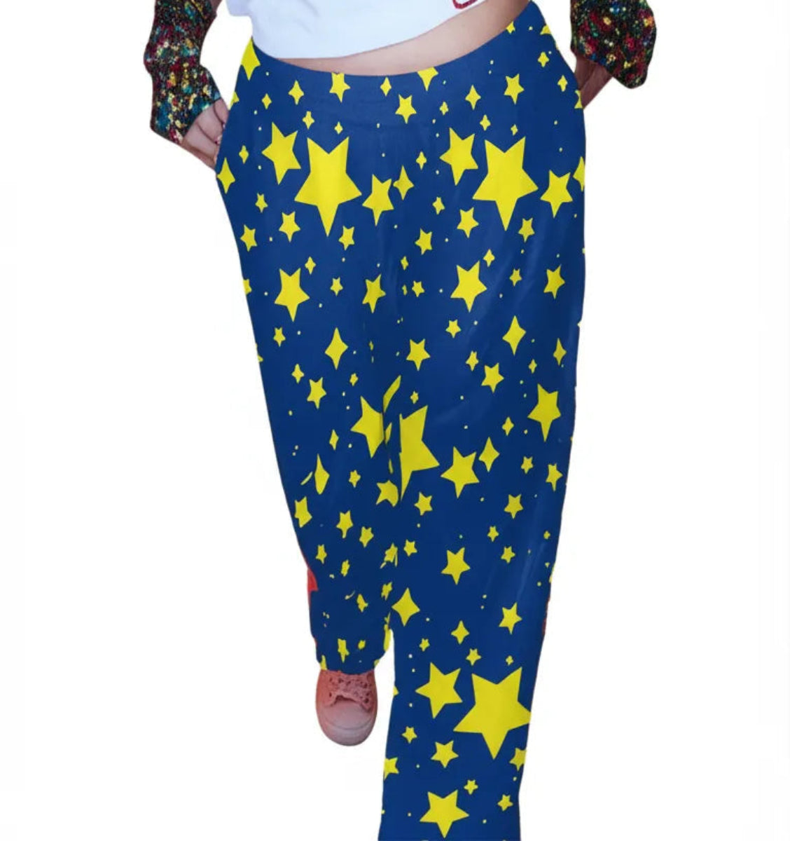 Night Stardust Baggy PJ Pants--Made in USA