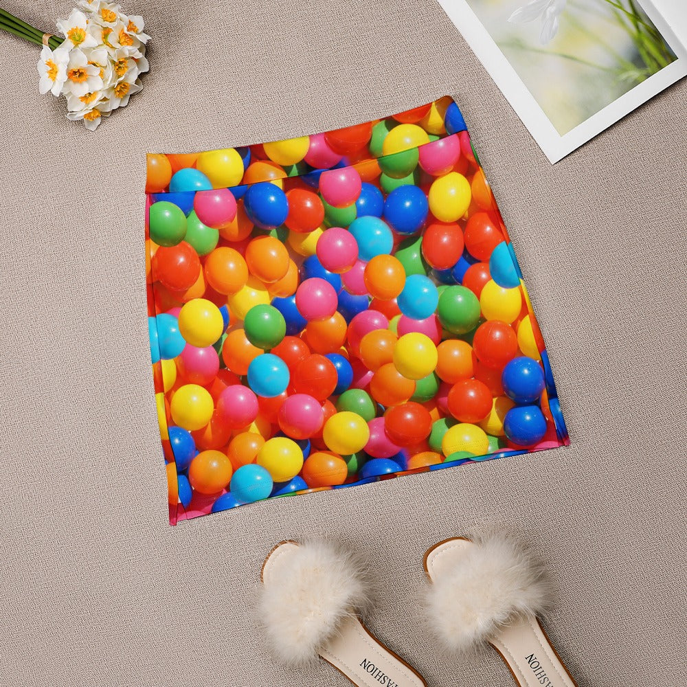 Balloonatic Party Skort flat lay