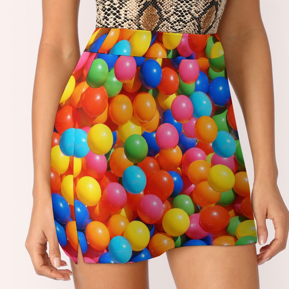 Balloonatic Party Skort front mini skirt look