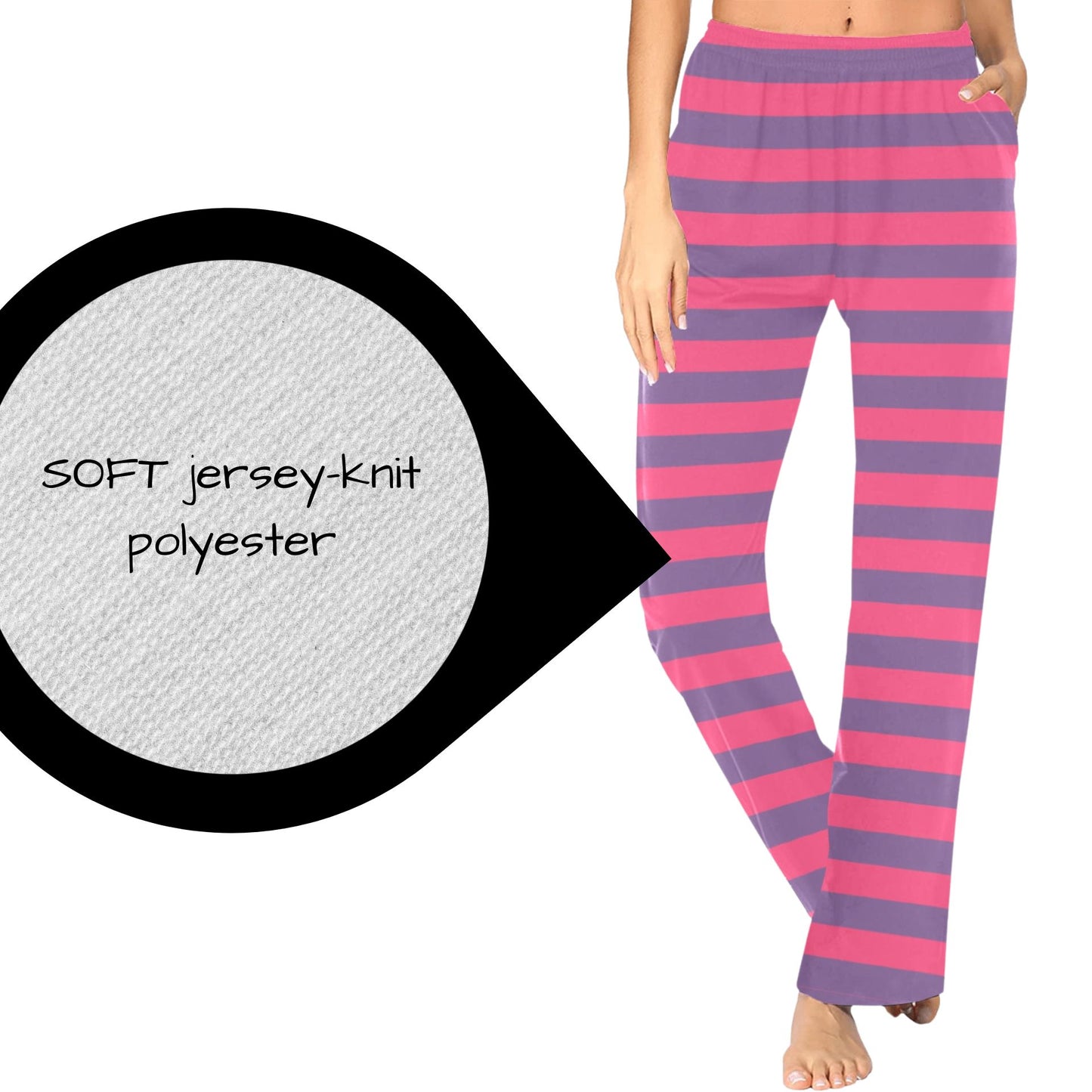 Cheshire Cat Stripe PJ Pants