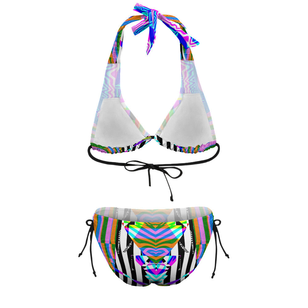 Cheshire Glitch Plus Size Bikini