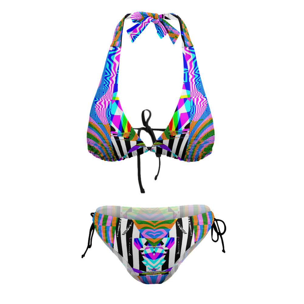Cheshire Glitch Plus Size Bikini