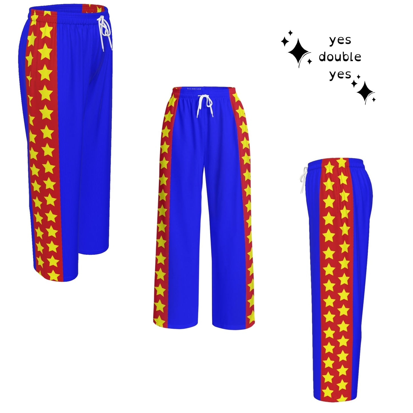 Circus Star Wide Leg Sweatpants