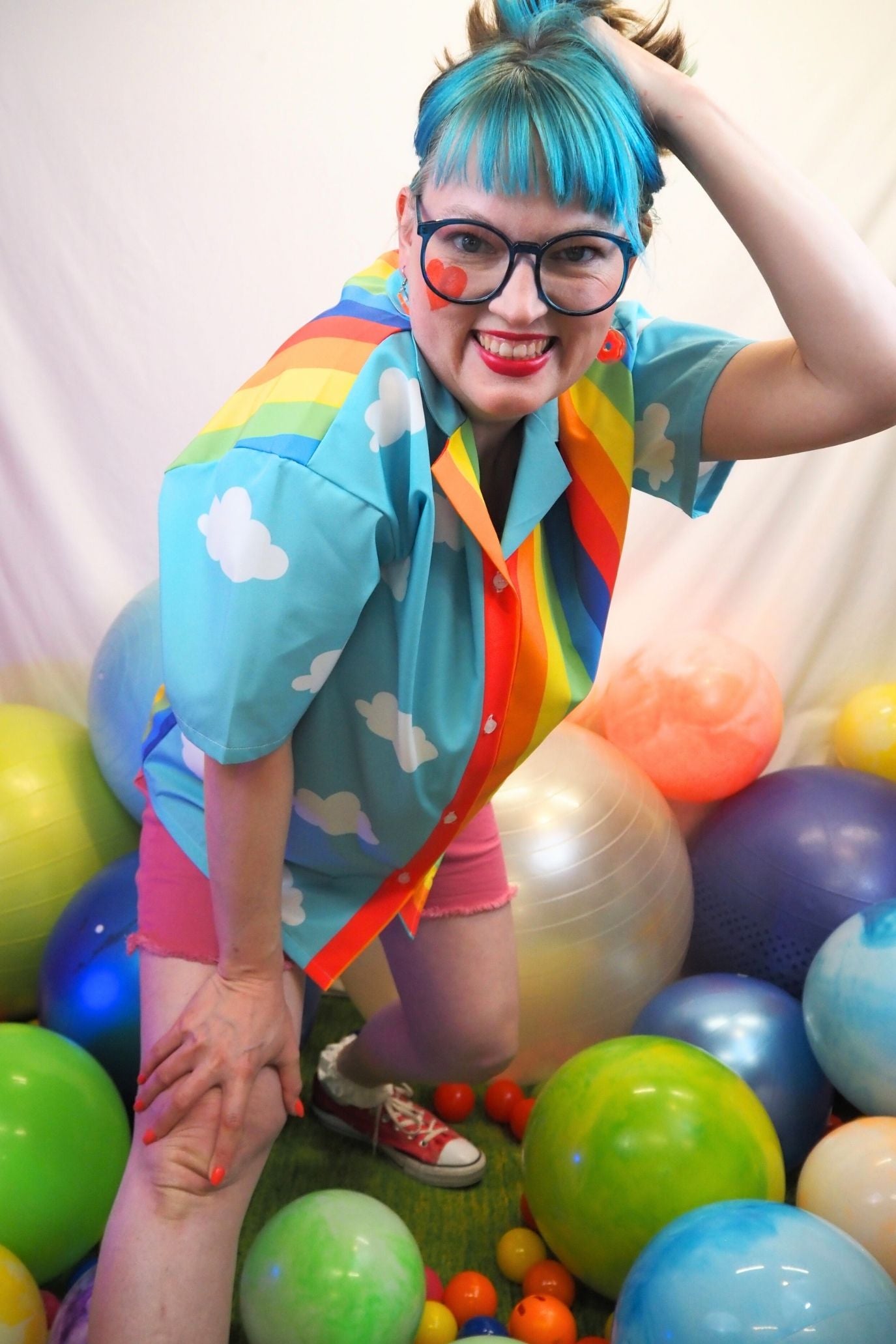 Clouds n Rainbows Blouse USA-made