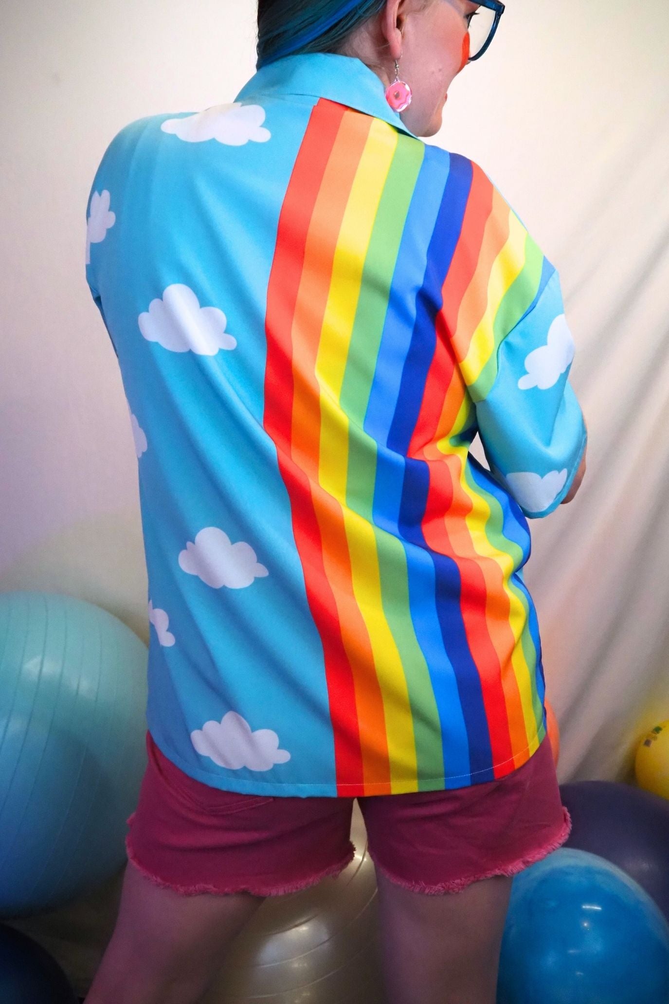 Clouds n Rainbows Blouse USA-made