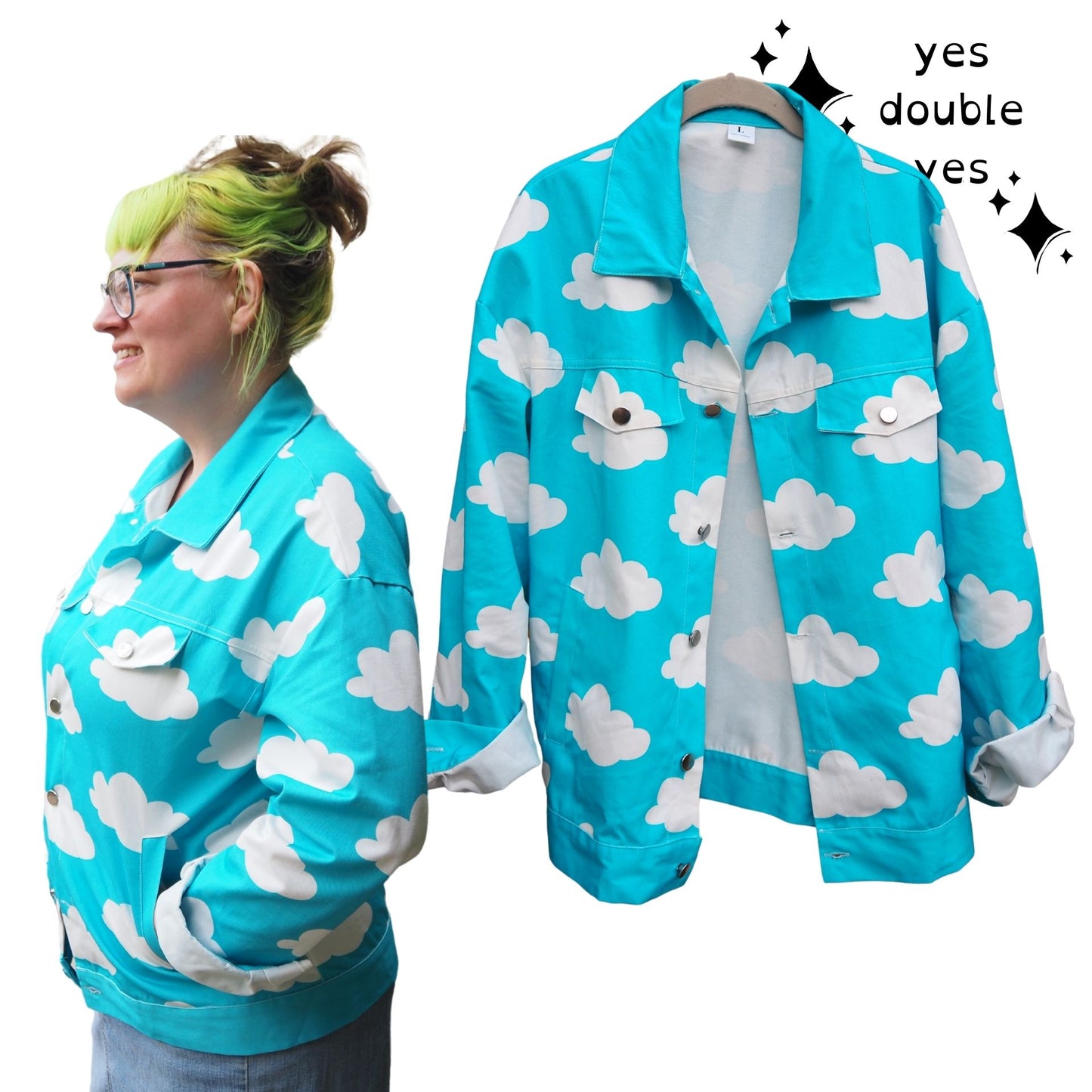 Cloudy Heaven Shirt Jacket