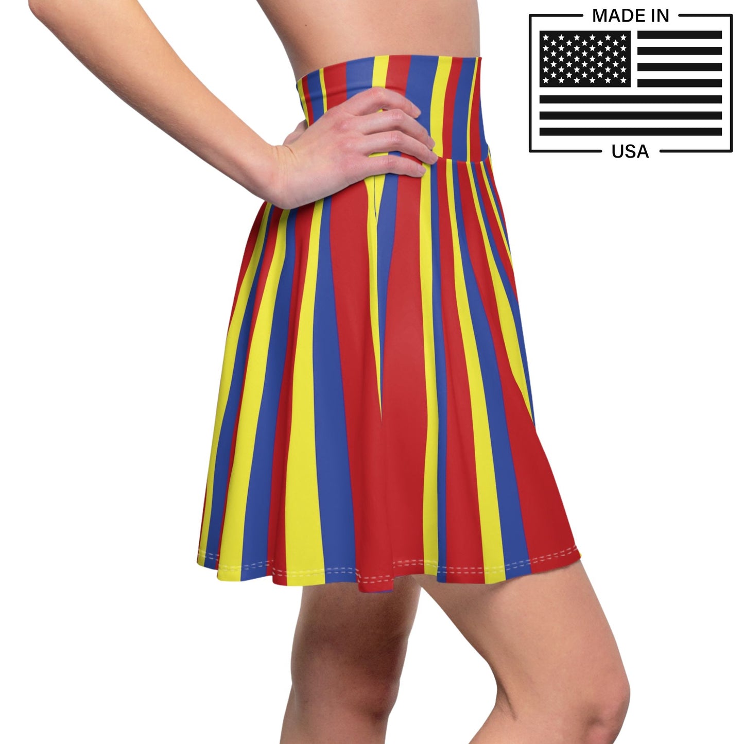 Clown Stripe Skate Skirt