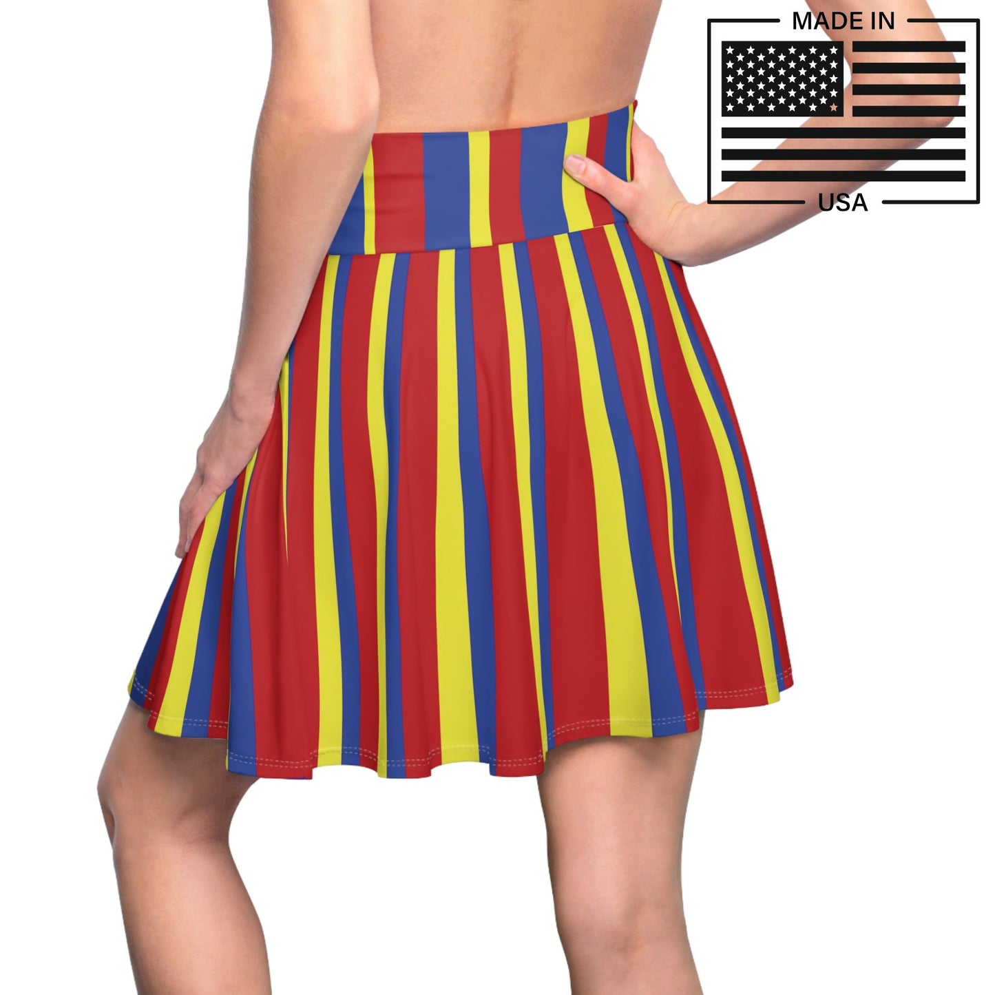 Clown Stripe Skate Skirt