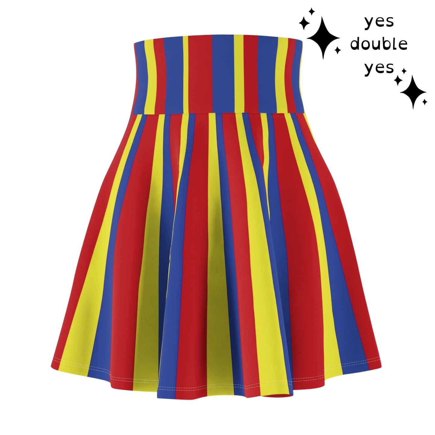 Clown Stripe Skate Skirt