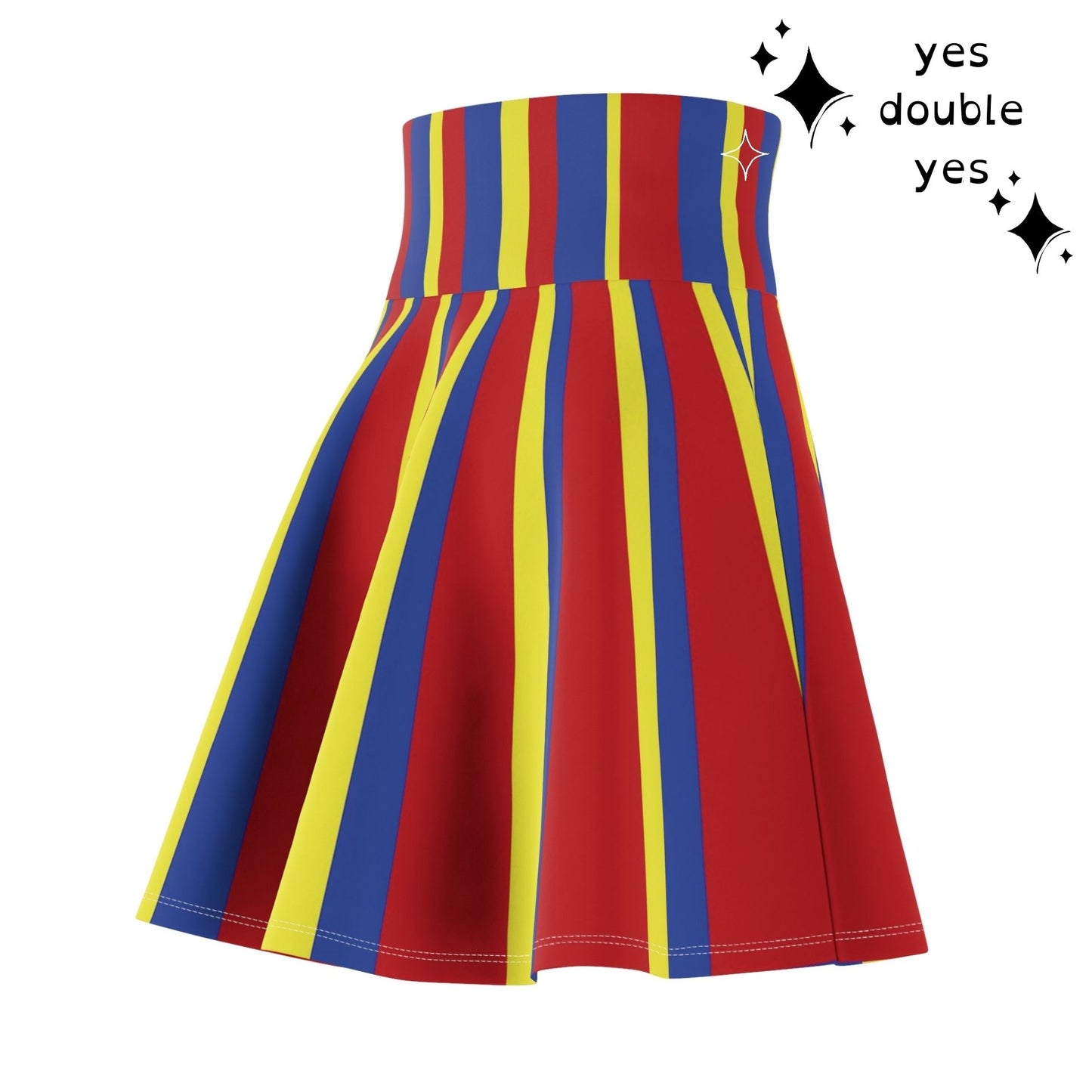 Clown Stripe Skate Skirt