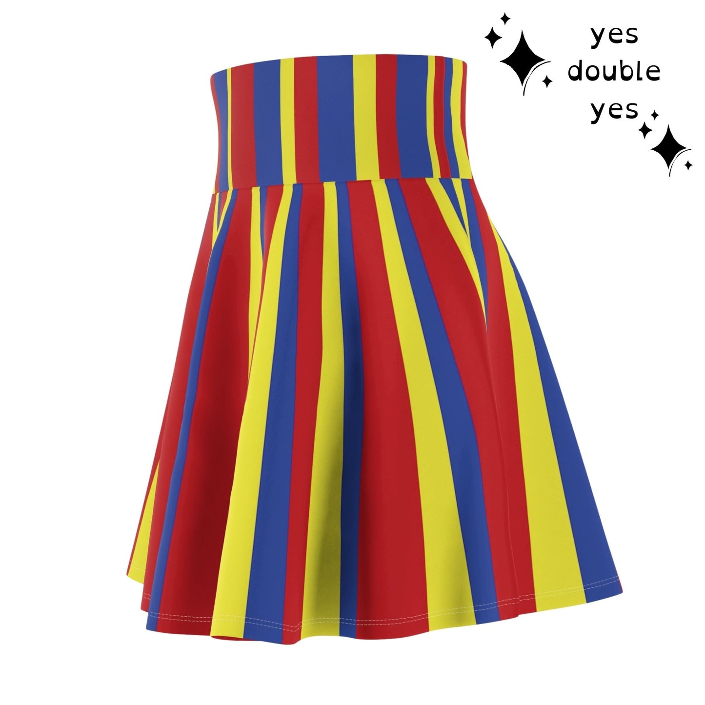 Clown Stripe Skate Skirt