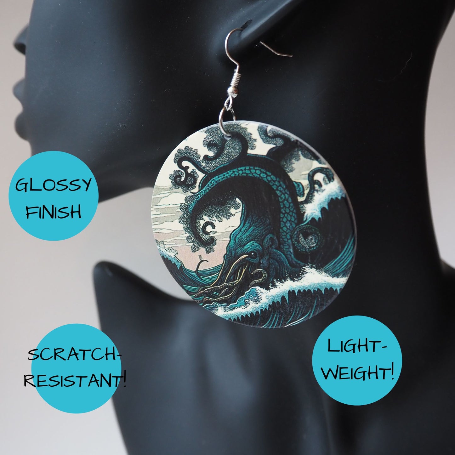 Cthulhu's Rules Earrrings