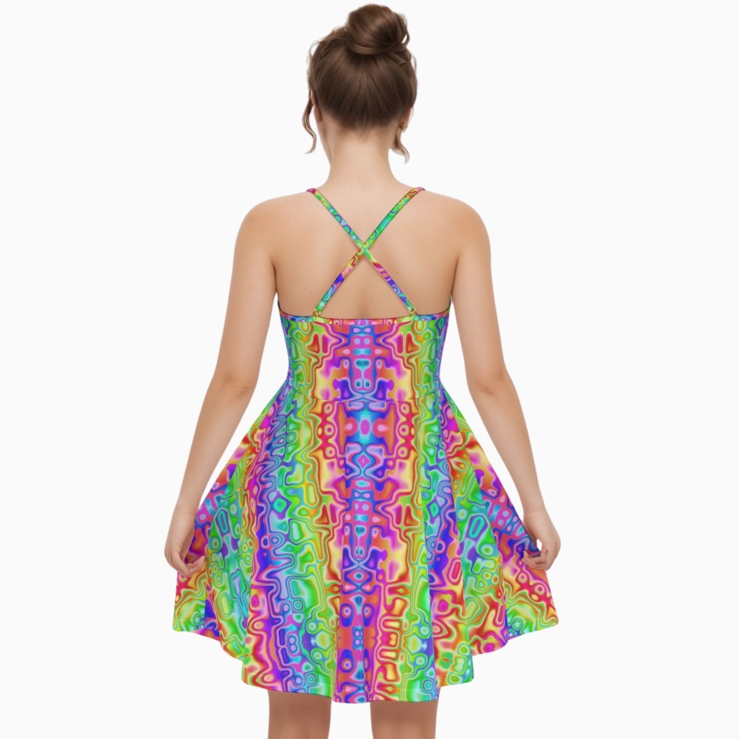 Cyber Fairy Rainbow Dress
