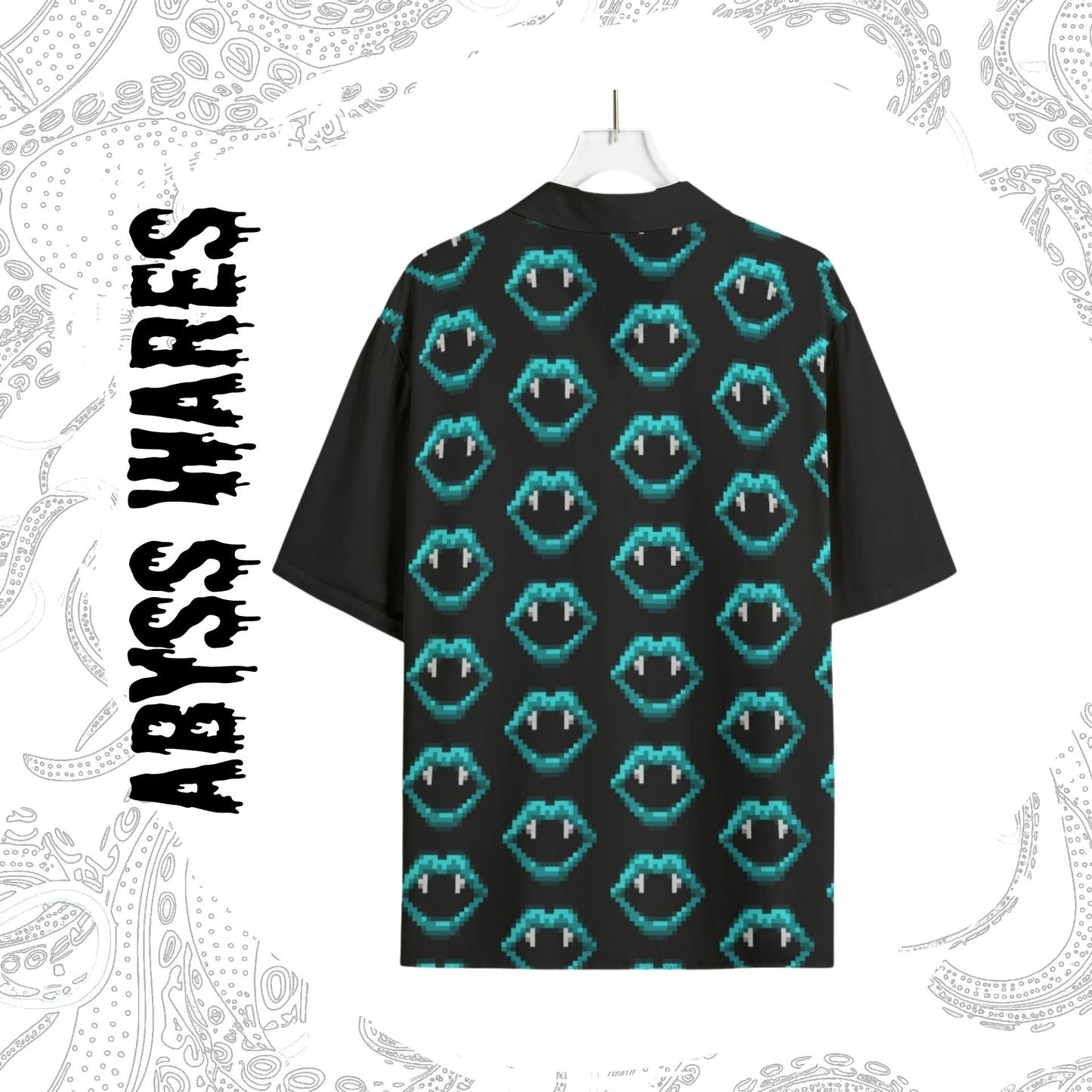 8bit Cyber Fangs Buttondown