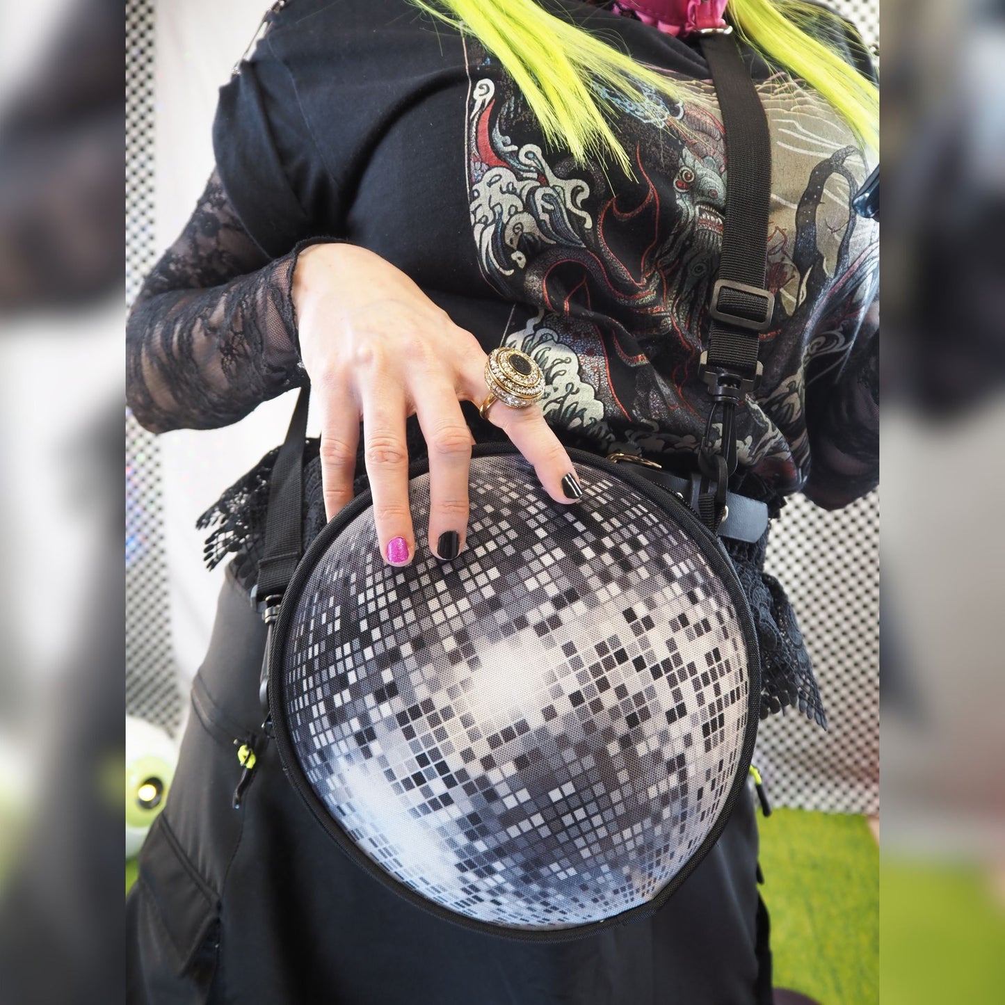 Disco Ball Purse Crossbody Bag