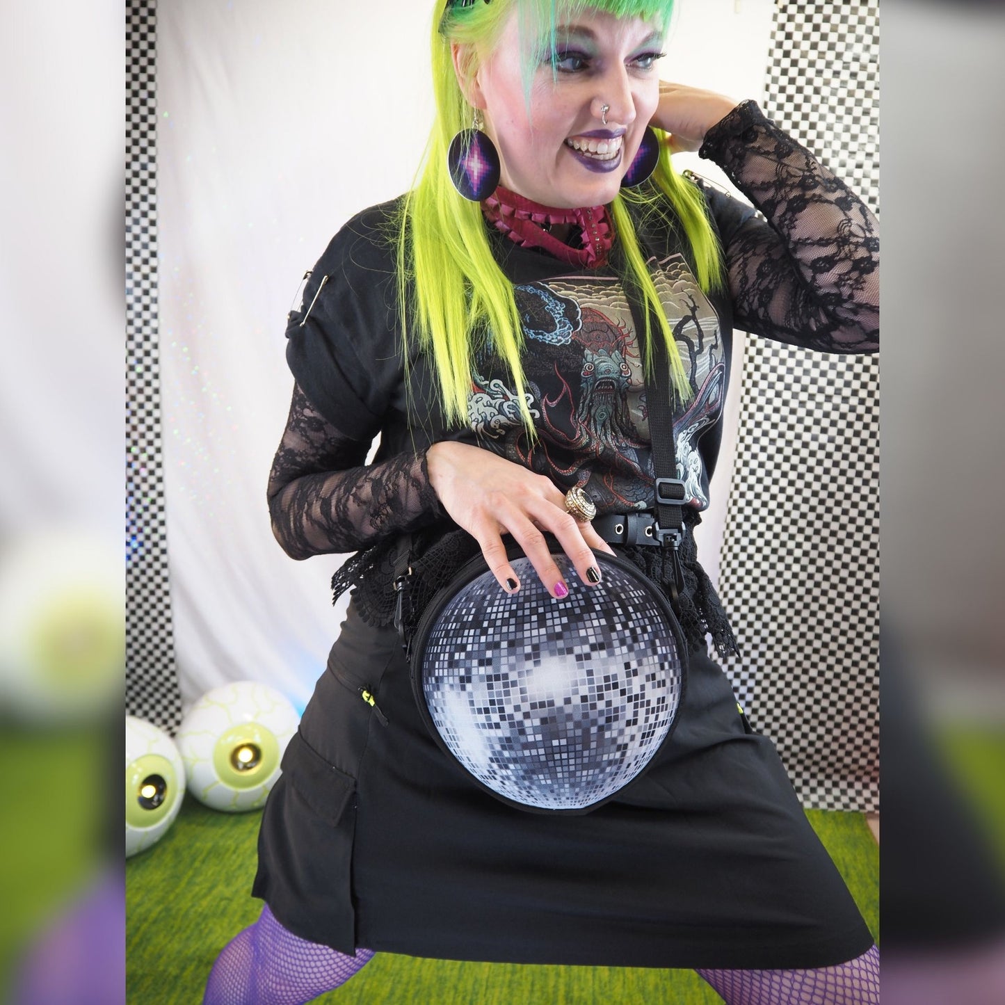 Disco Ball Purse Crossbody Bag