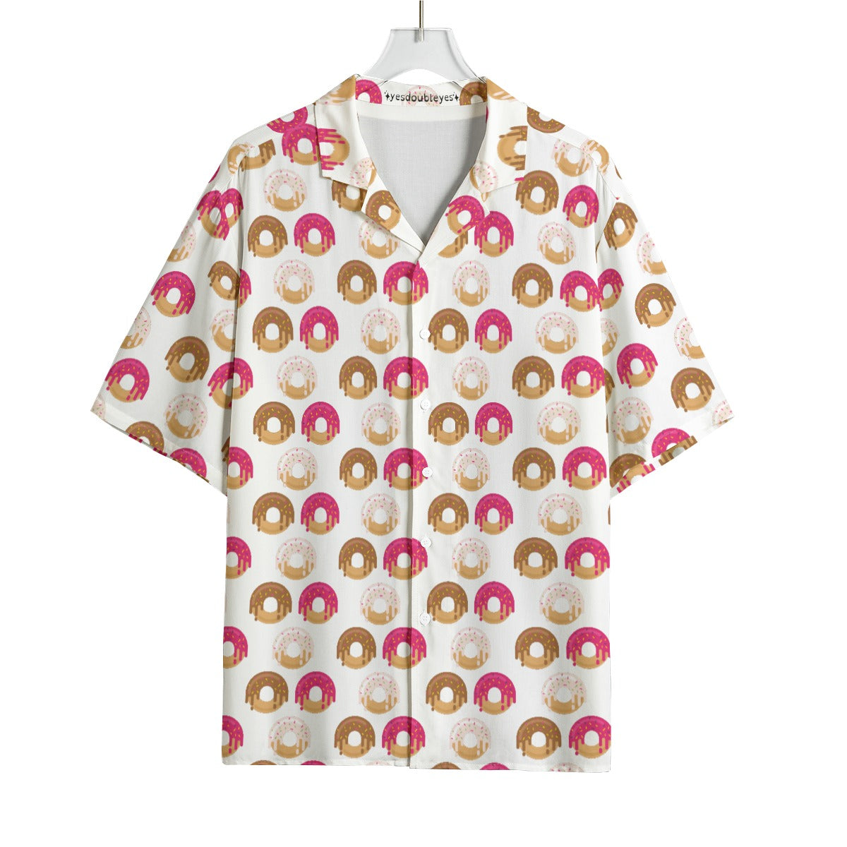 funny donut hawaiian shirt doughnut