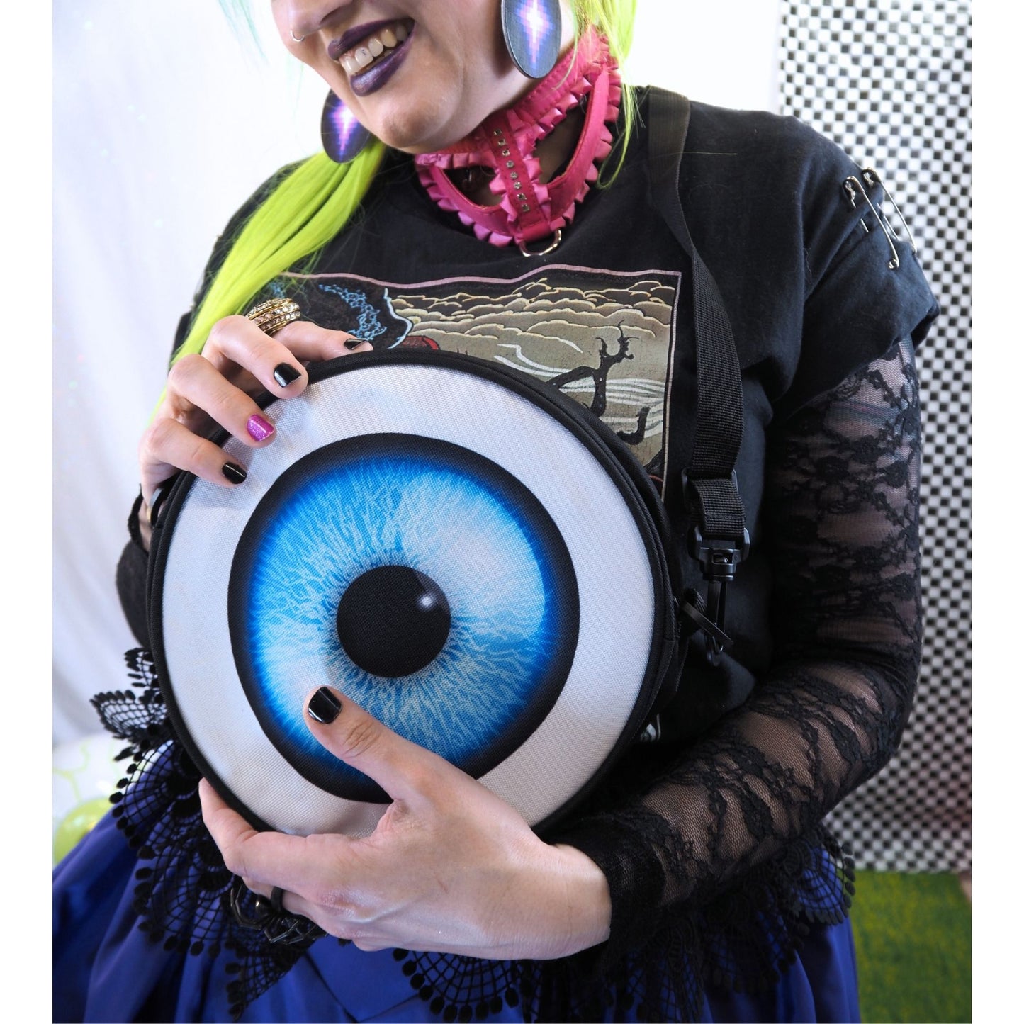 Eyeball Crossbody Bag! Blue Eye Purse
