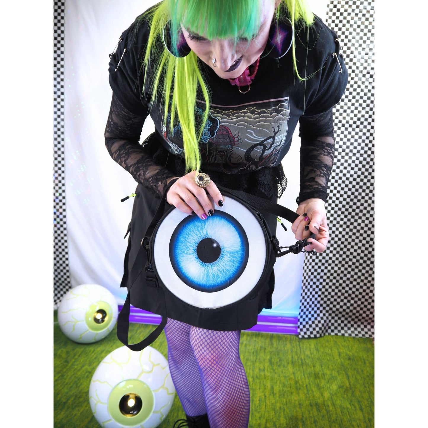Eyeball Crossbody Bag! Blue Eye Purse