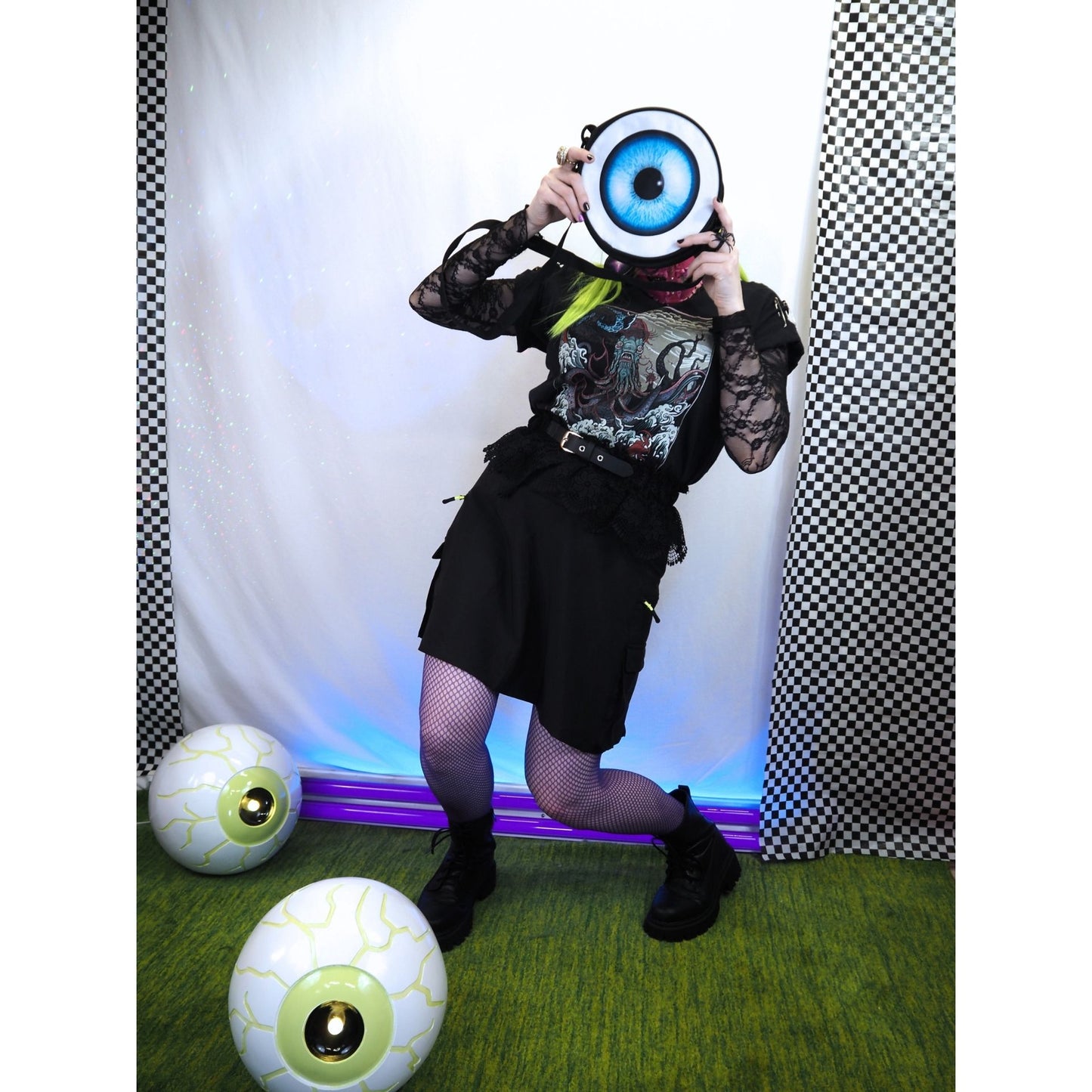 Eyeball Crossbody Bag! Blue Eye Purse