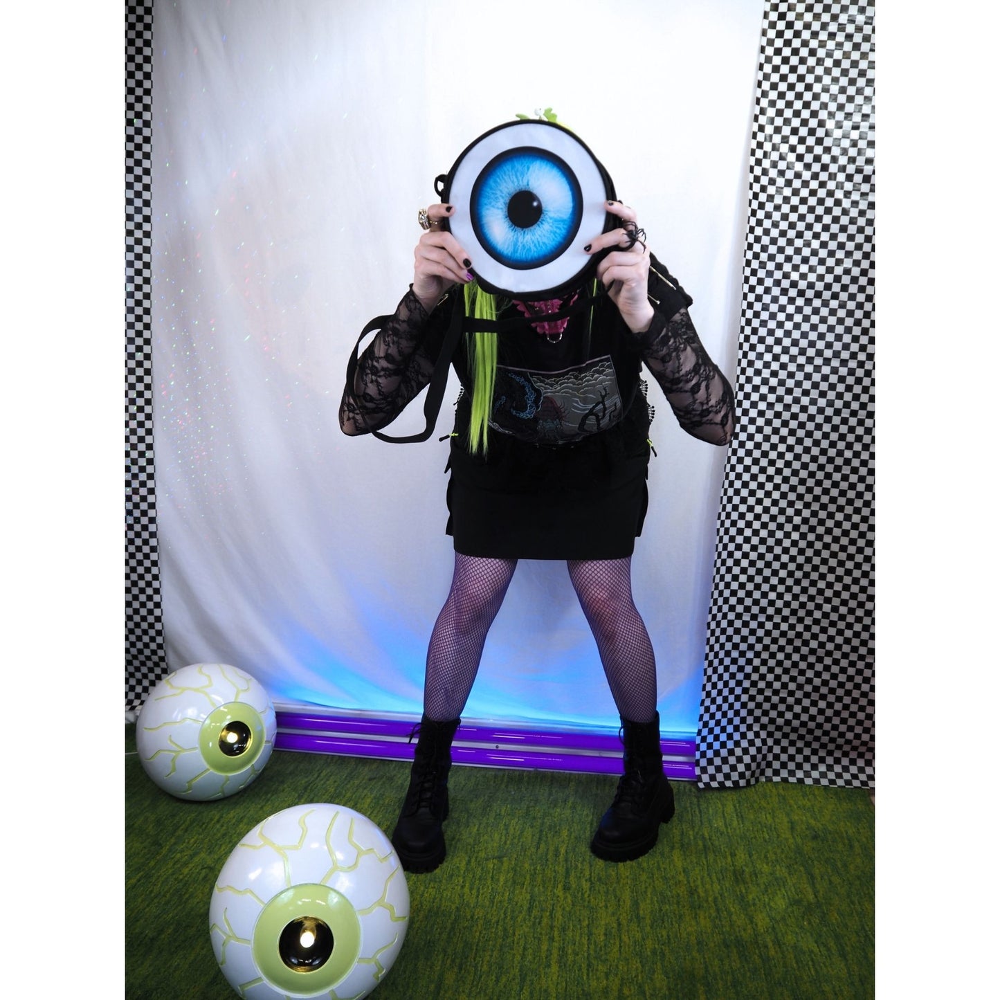 Eyeball Crossbody Bag! Blue Eye Purse
