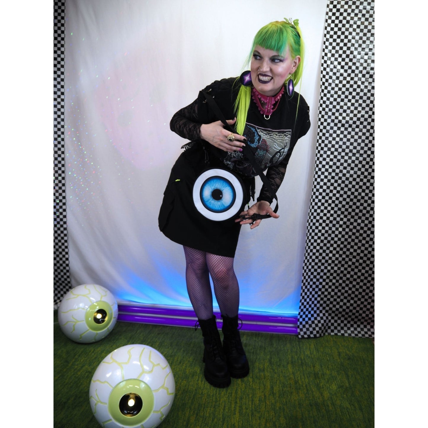 Eyeball Crossbody Bag! Blue Eye Purse
