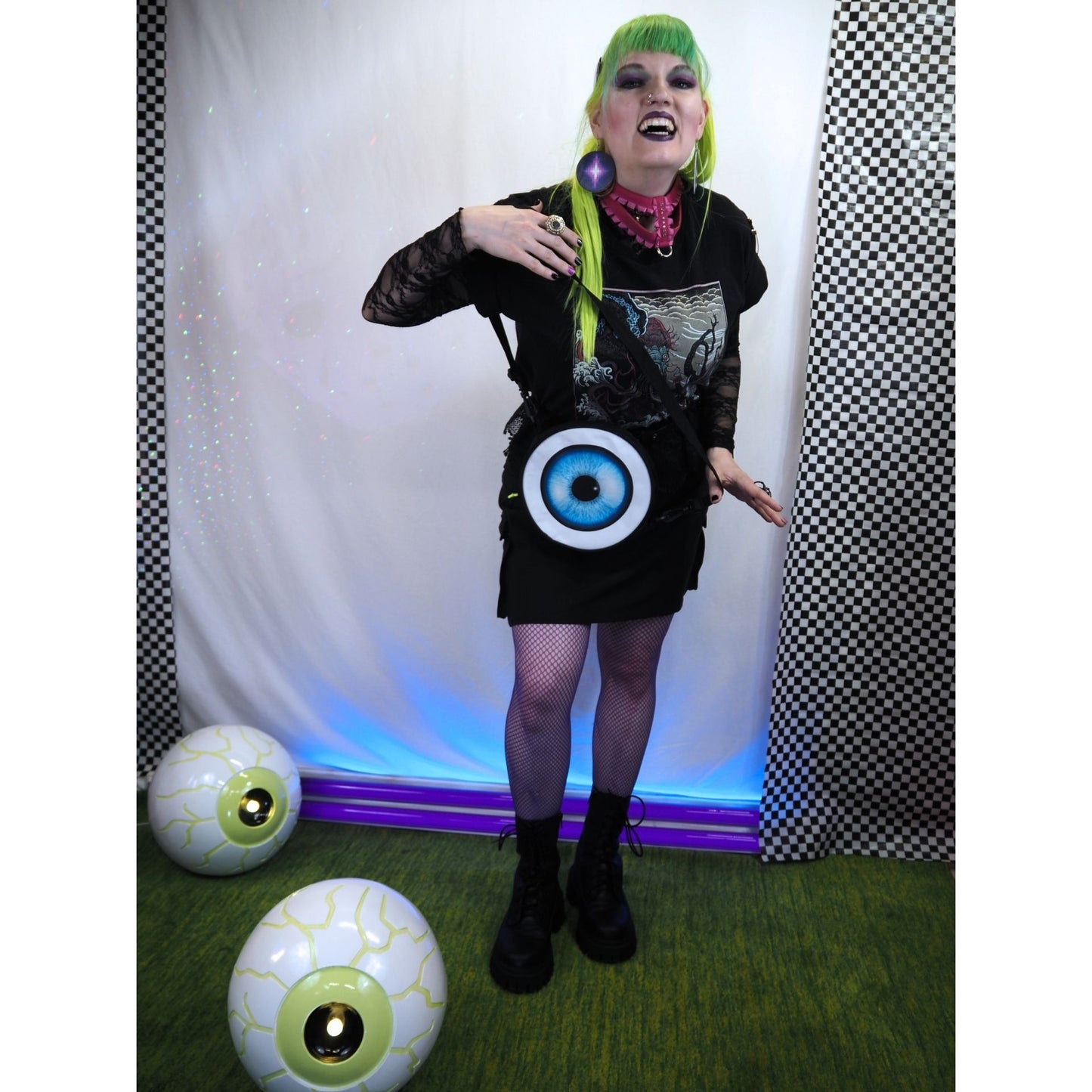 Eyeball Crossbody Bag! Blue Eye Purse