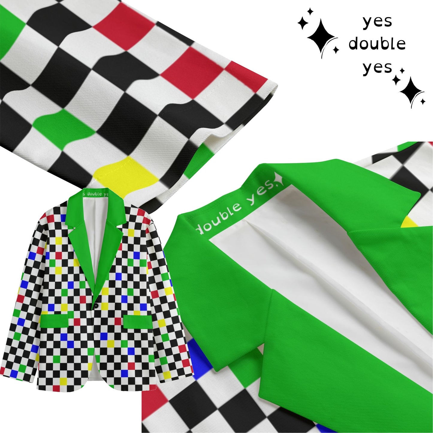 Froggy Checker Kidcore Blazer