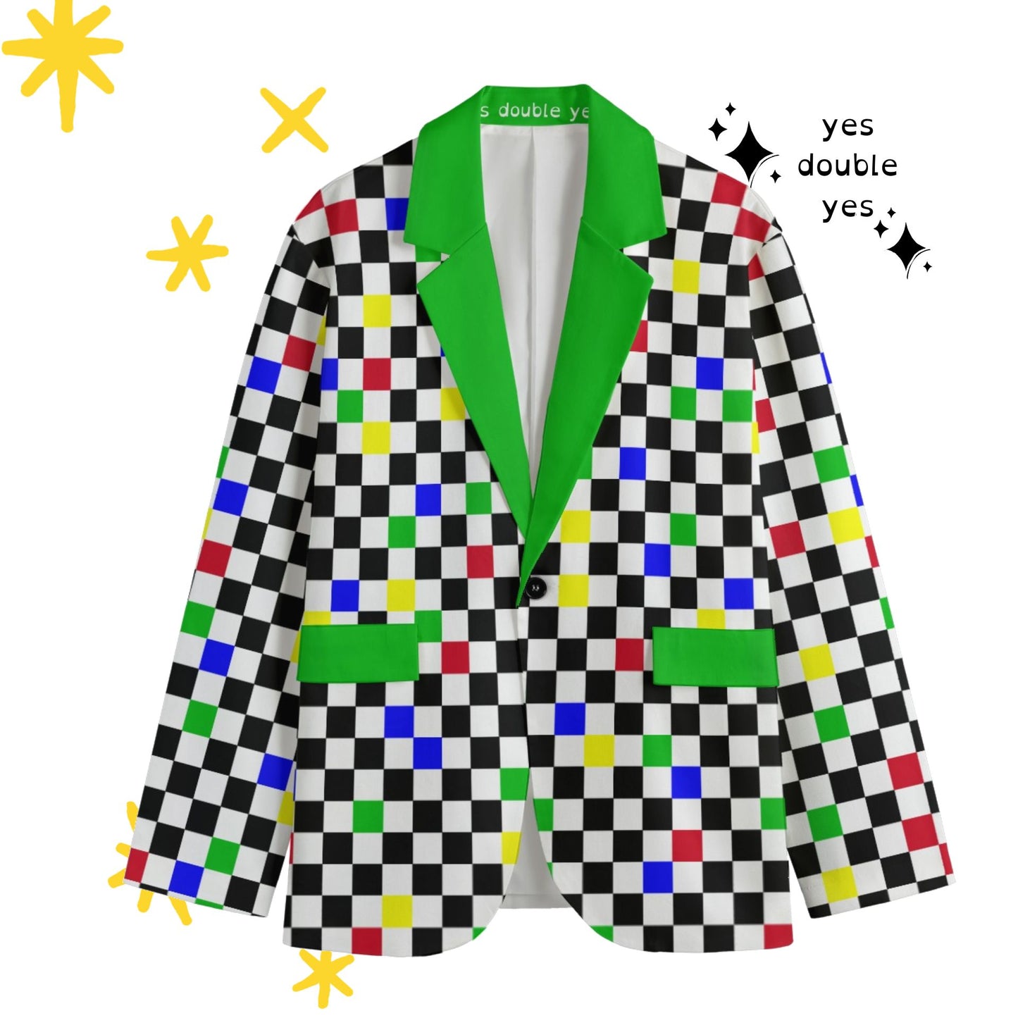 Froggy Checker Kidcore Blazer