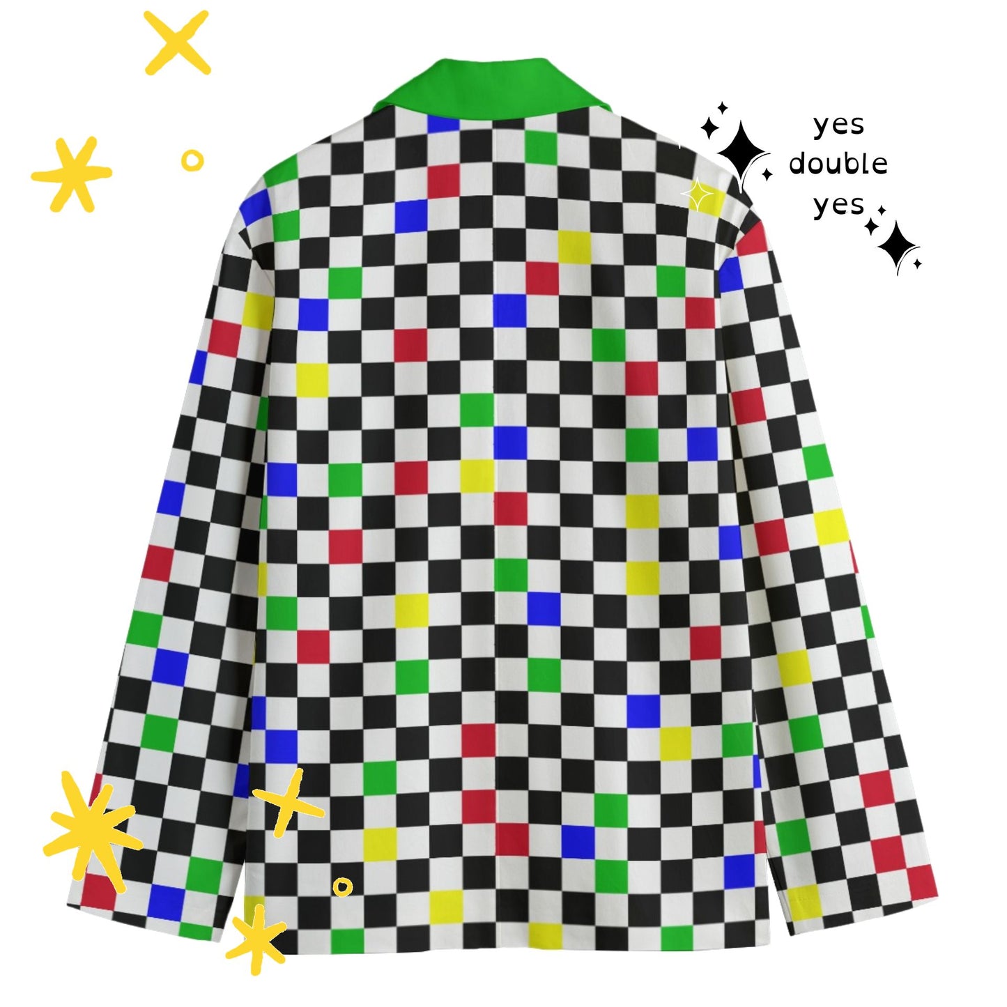 Froggy Checker Kidcore Blazer